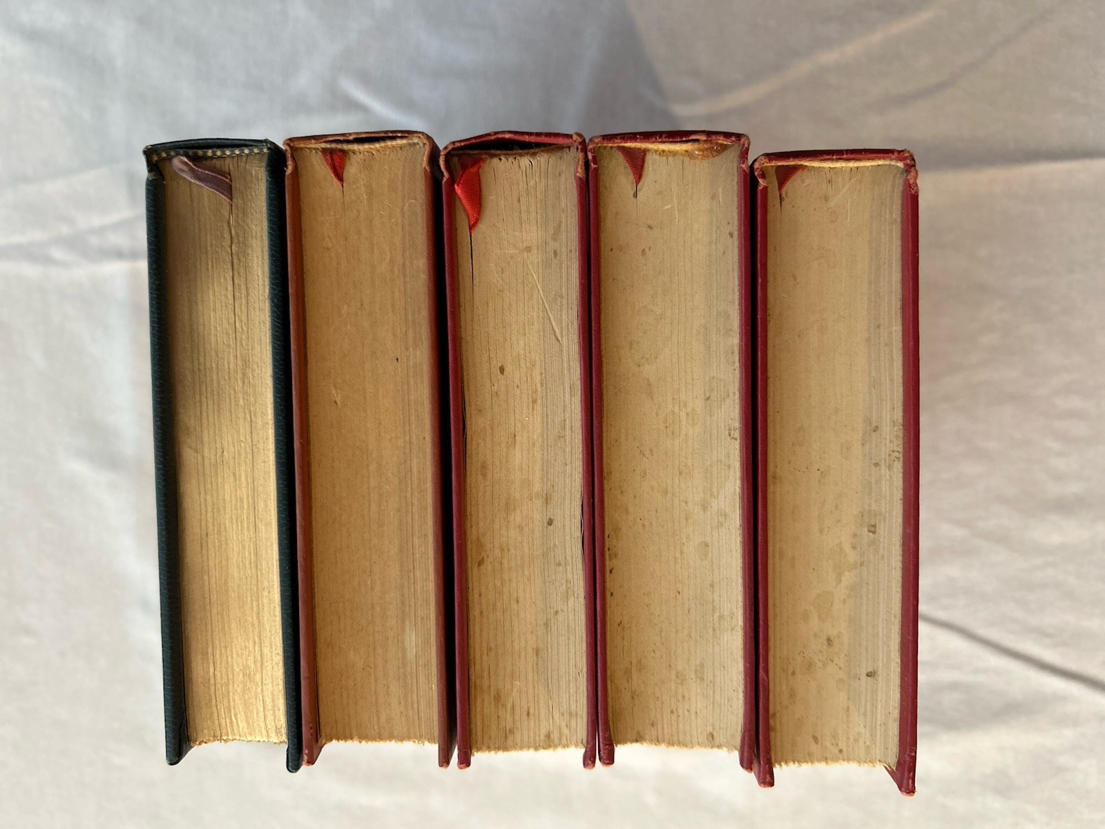 Lot of Five The International Collector’s Library Books with Decorative Bindings