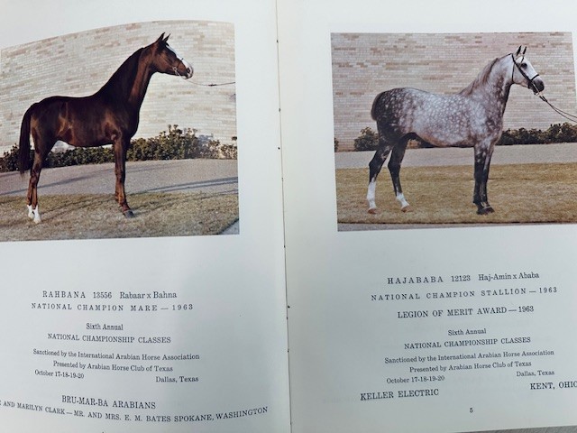 Arabian Horse Yearbook 1963 IAHA Vol Xl Arabian Horse Books / Memorabilia