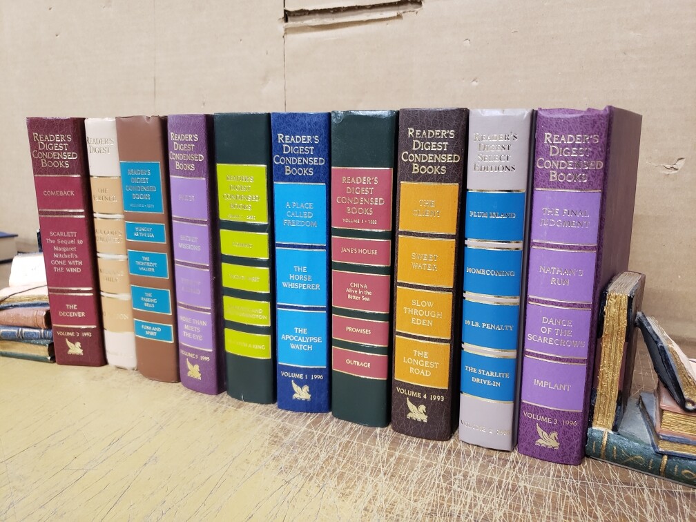 Lot of 6 Readers Digest Books for Decor Interior Design Wedding Home RANDOM MIX