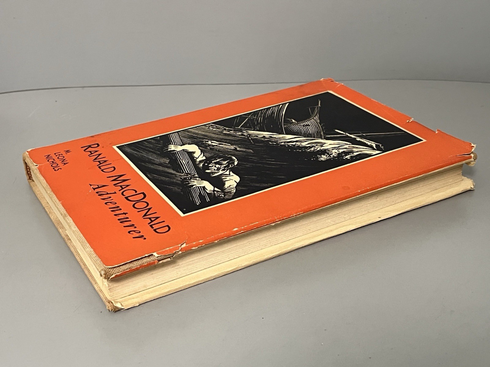 Ranald MacDonald Adventurer- Nichols 1940 -Signed- PNW History, Japan, Woodcuts