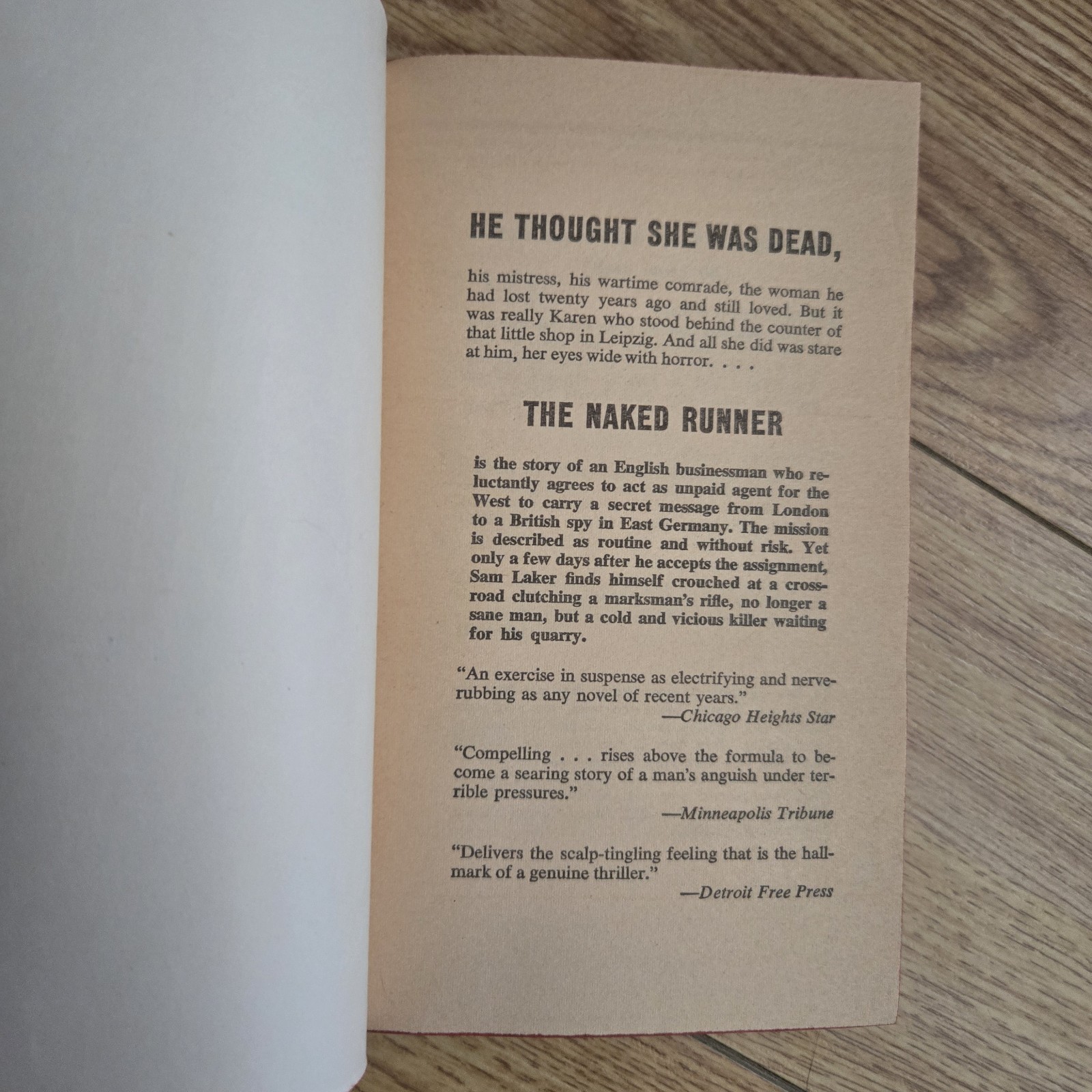 The Naked Runner (PB Signet 1967) Francis Clifford Thriller Spy Novel SINATRA