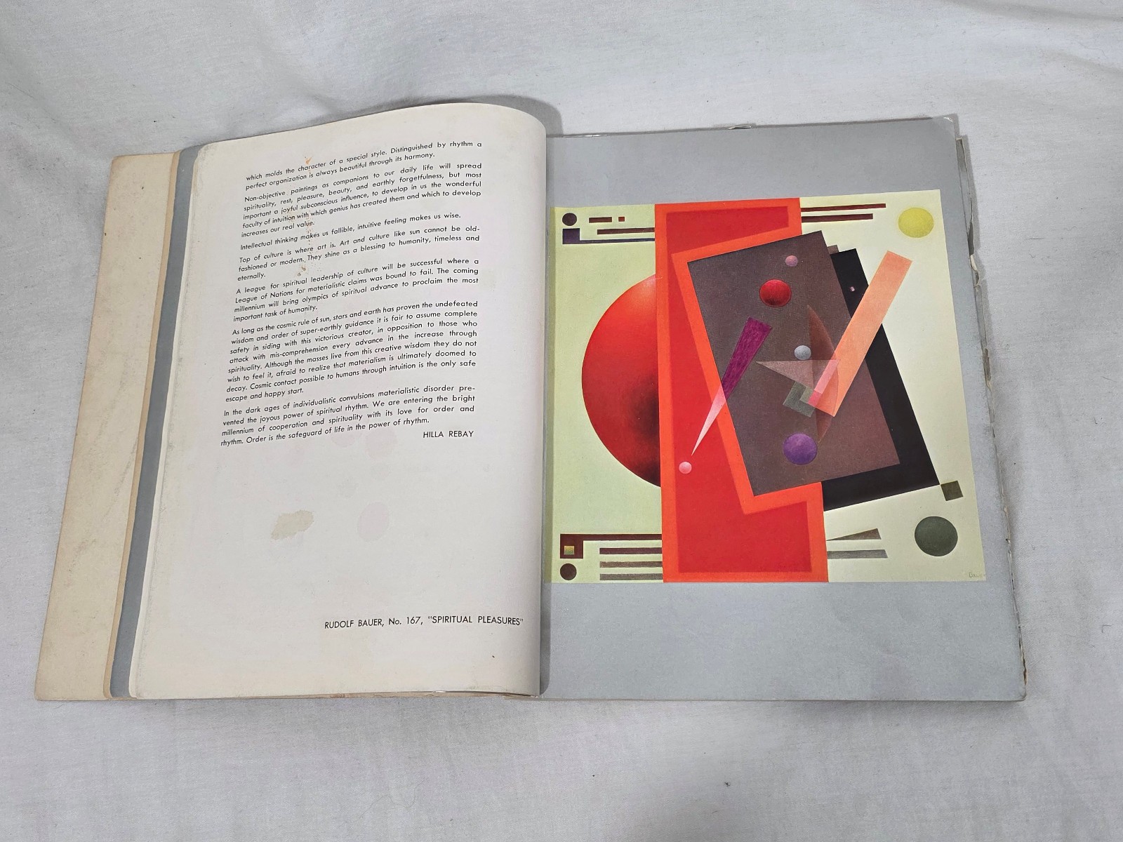 Vintage Solomon Guggenheim Collection Rudolf Bauer Art Of Tomorrow 1939 NYC VGC