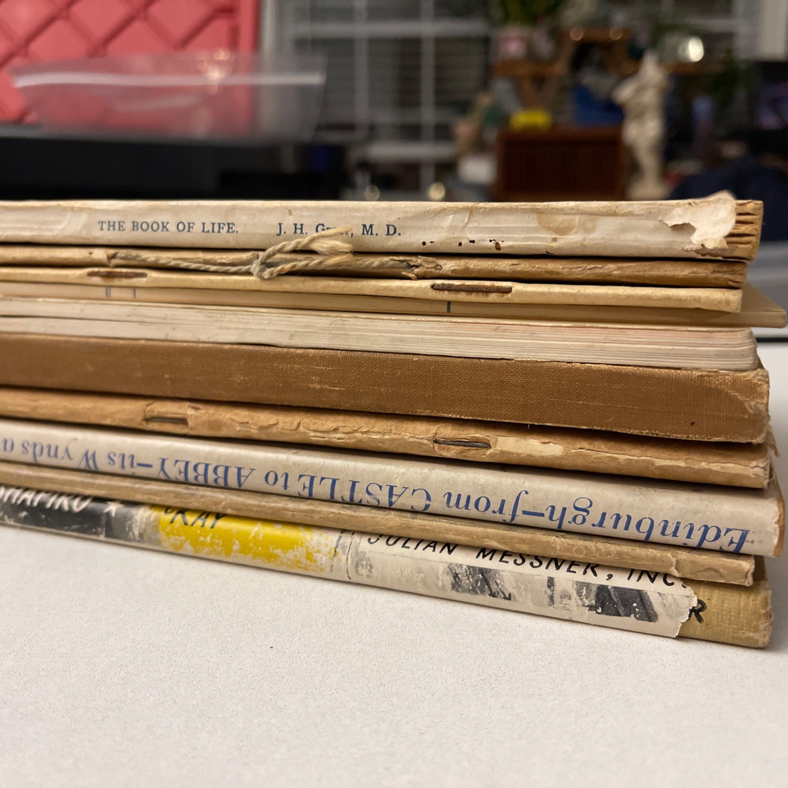 Vtg Lot Of 10 Books Ephemera Random Stuff!