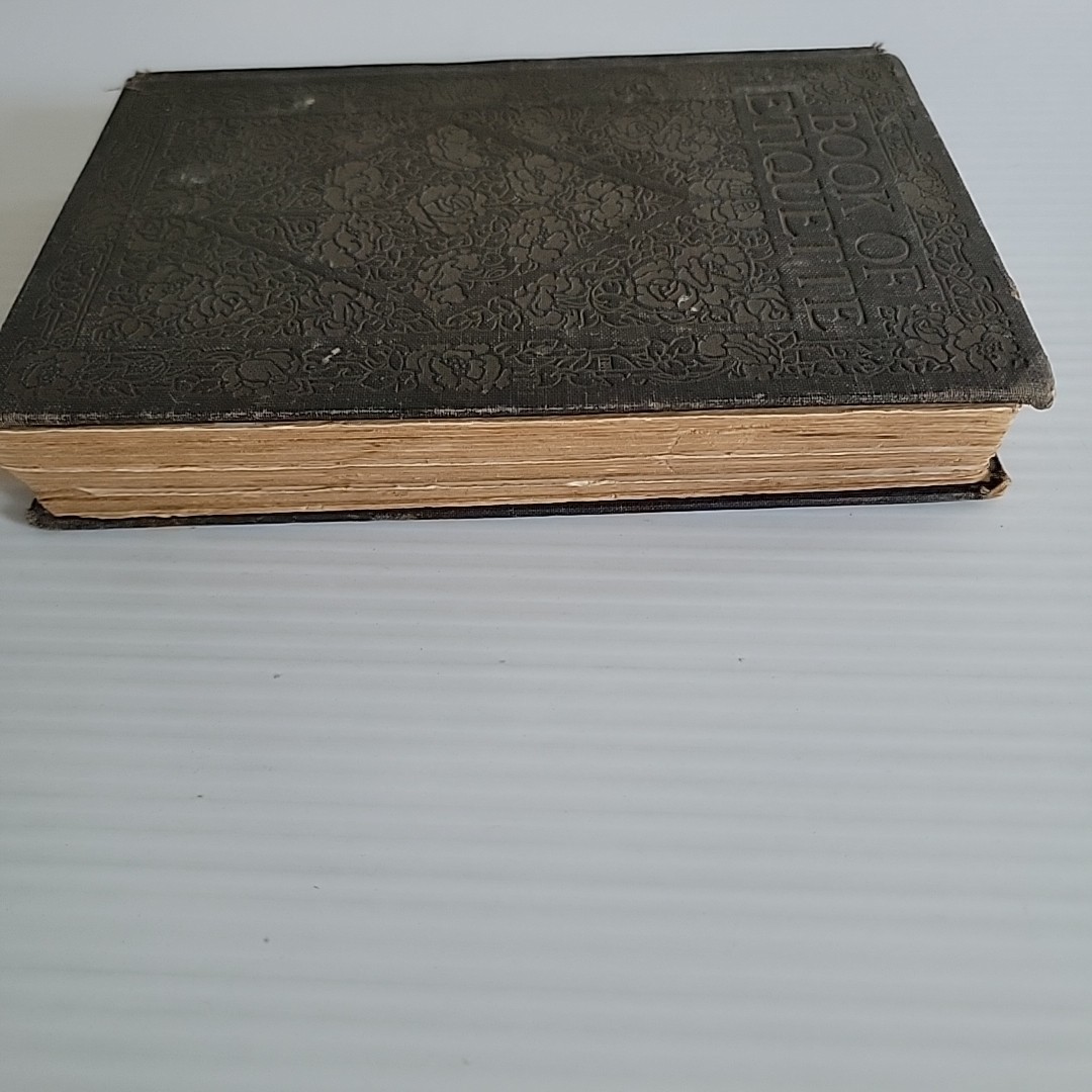 Vintage Book of Etiquette Vol II Lillian Eichler 1921 HC Nelson Doubleday Illust
