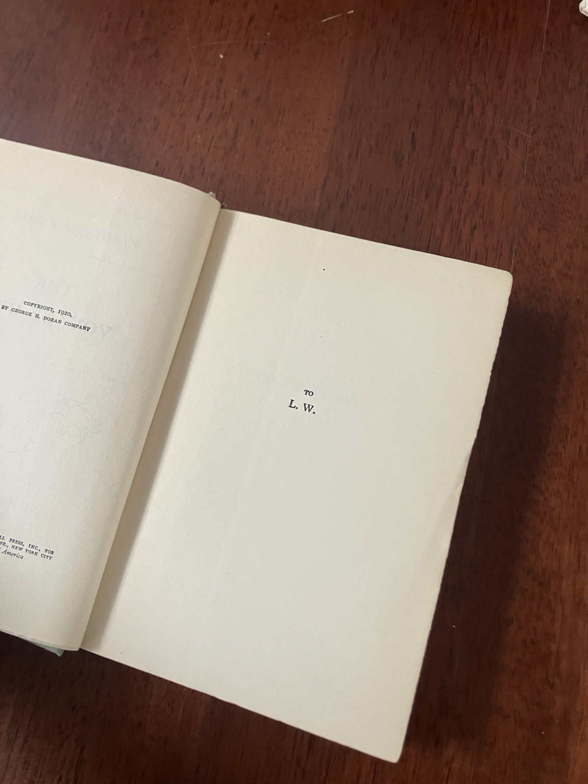virginia woolf The Voyage Out Blue Ribbon NY 1920 FIRST EDTION