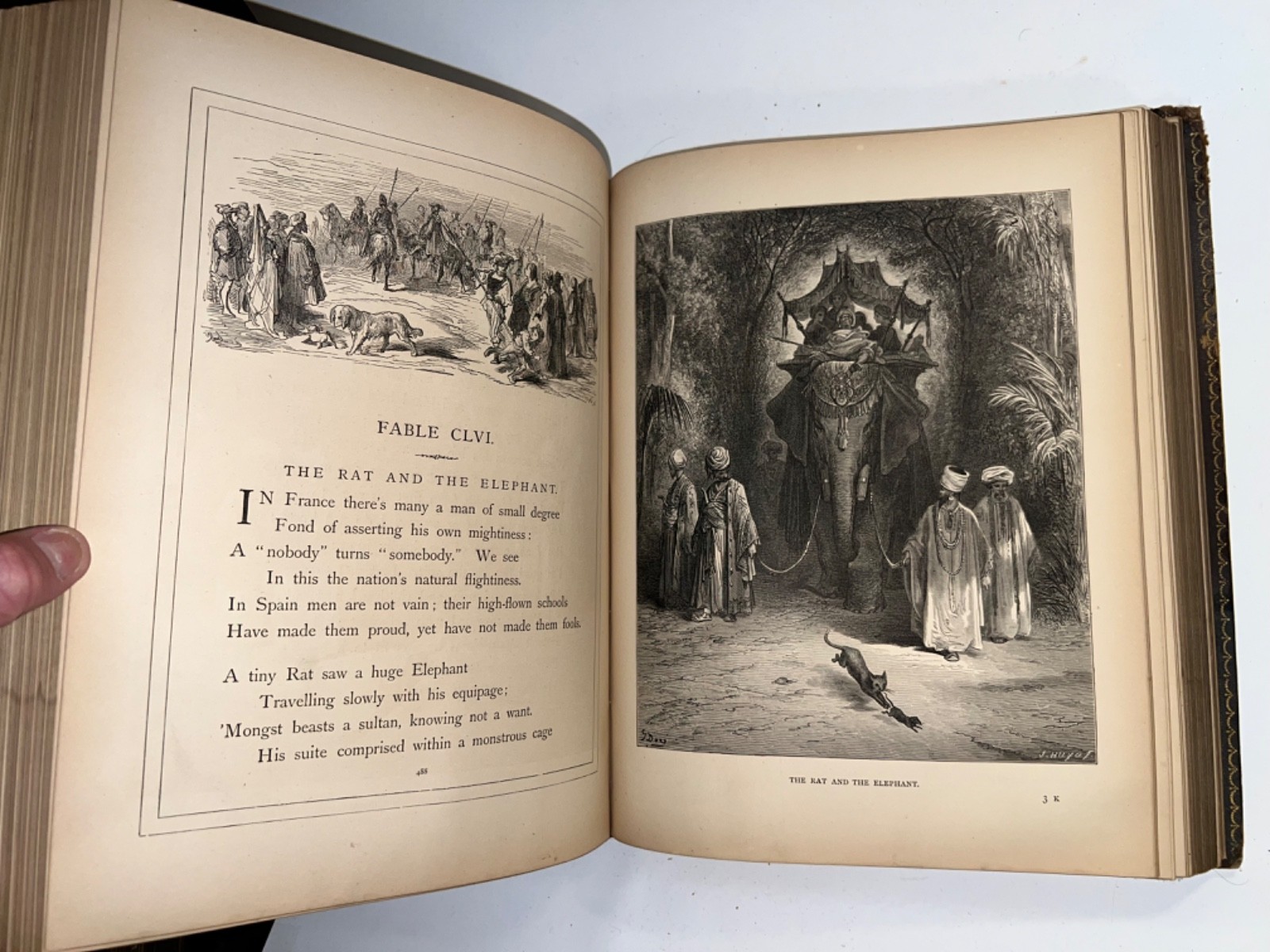 GUSTAVE DORÉ illustrated THE FABLES OF LA FONTAINE, ca. 1870, English transl.