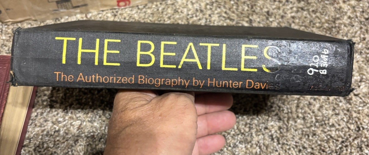 The Beatles Authorized Biography Hunter Davies 1st Edition hc 1968 3rd Impresson