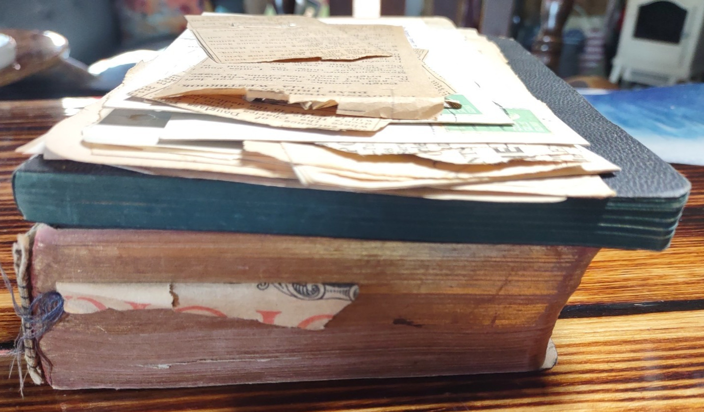 1901 Standard Bible w/ New Testament & Ephemera From 1940’s