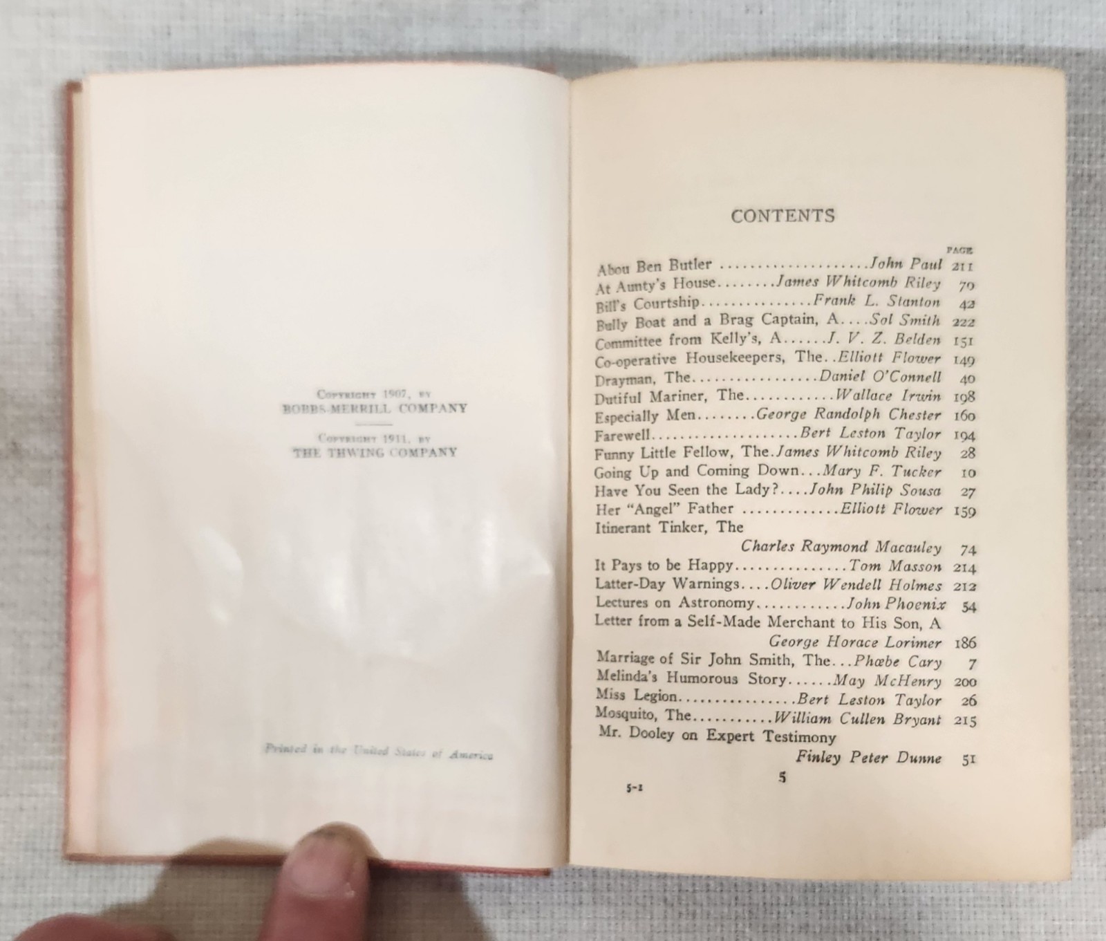 The Wit and Humor of America Book Set Funk & Wagnalls from 1911 Set of 7