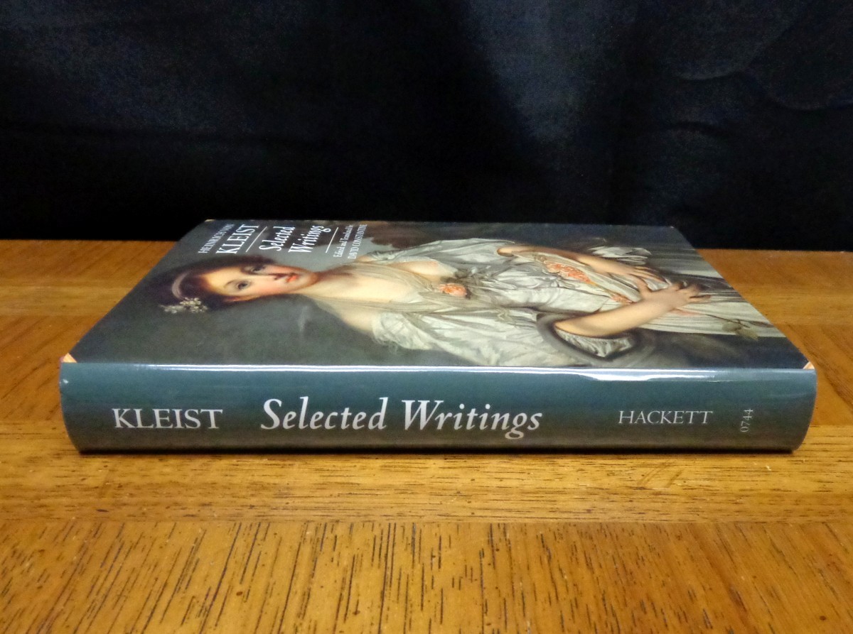 HEINRICH VON KLEIST SELECTED WRITINGS Hardcover in Dust Jacket