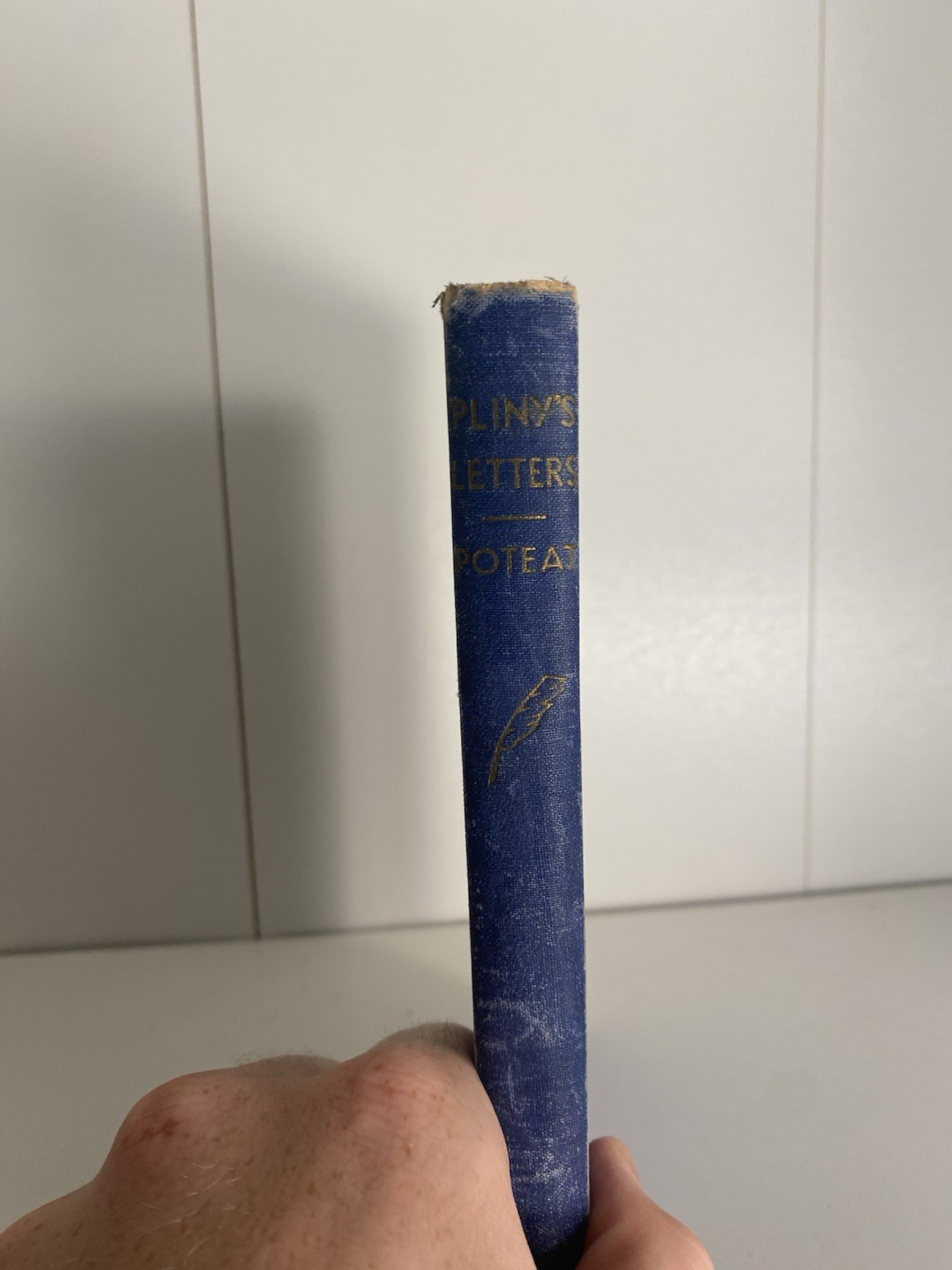 Selected Letters of Pliny by Hubert Poteat 1937 Antique Hardcover