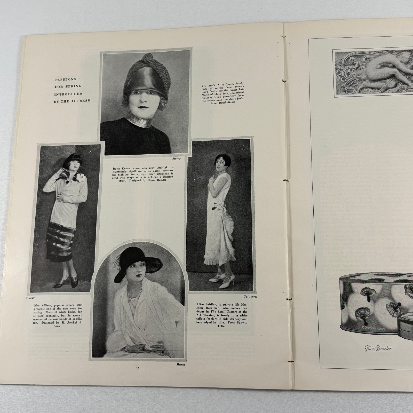 100 Year Old Theatre Magazine March 1925 Boris Gussow Cover Gloria Swanson Ads