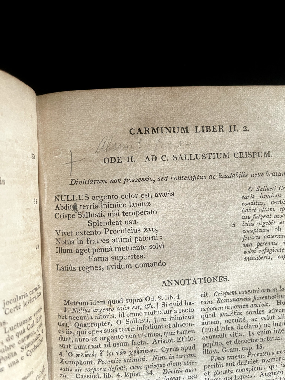 Quinti Horatii Flacci Opera; 1804; Latin; leather bound