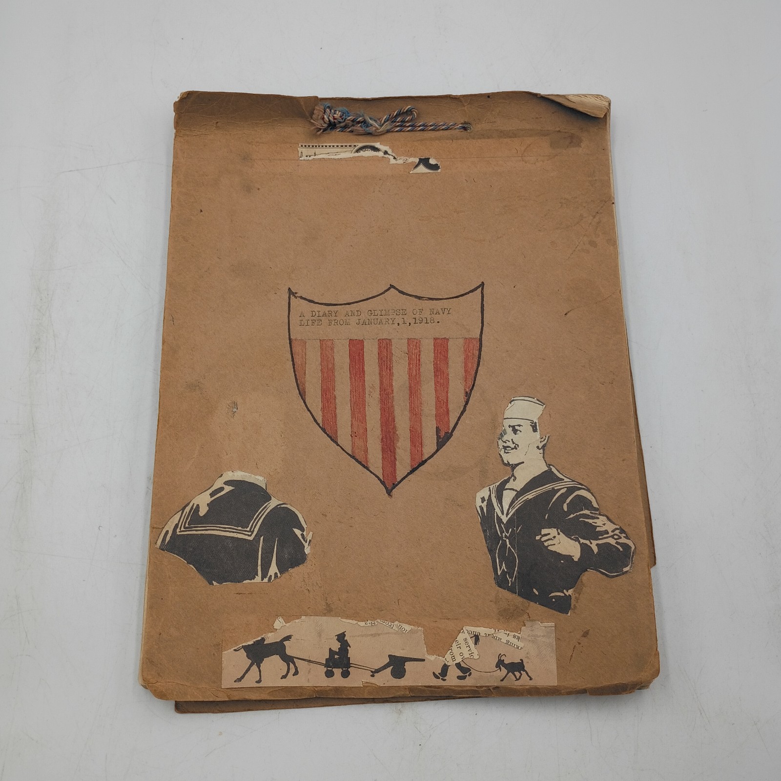 WW 1 Navy Sailor Diary,Journal, USS Kanawha 1918,dairy Life,interesting, Hist…