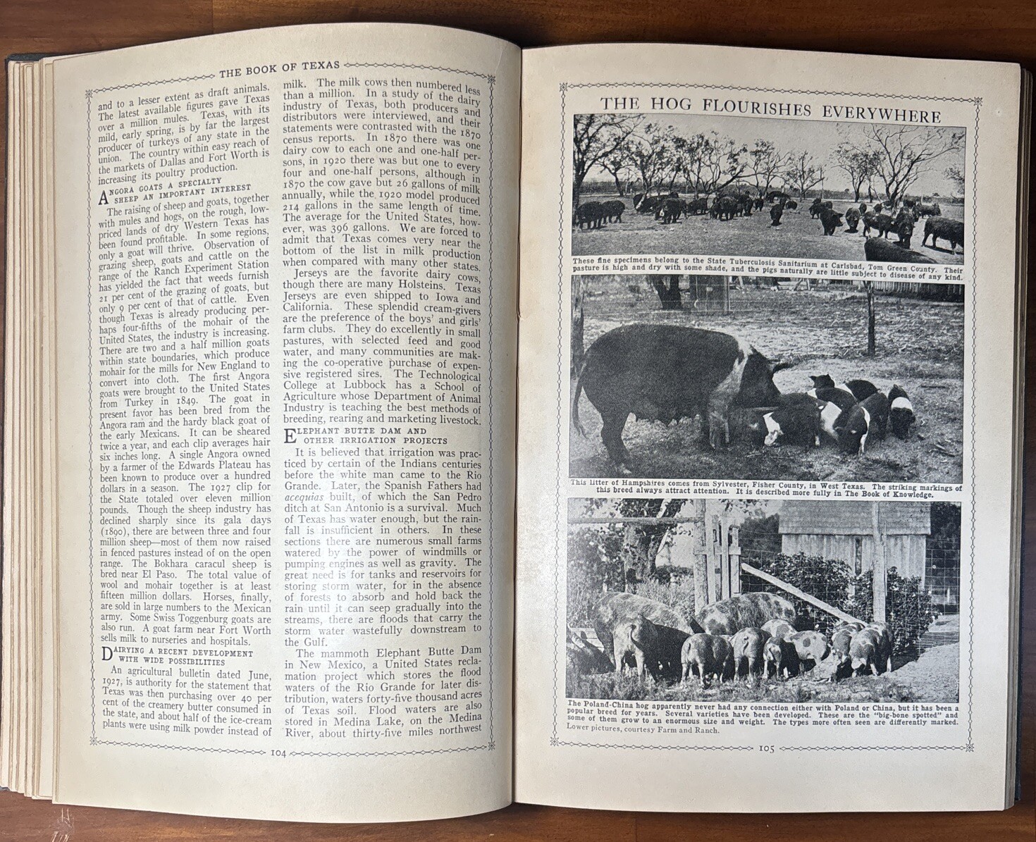“The Book Of Knowledge XXI The Book Of Texas” Edited By Holland Thompson 1929