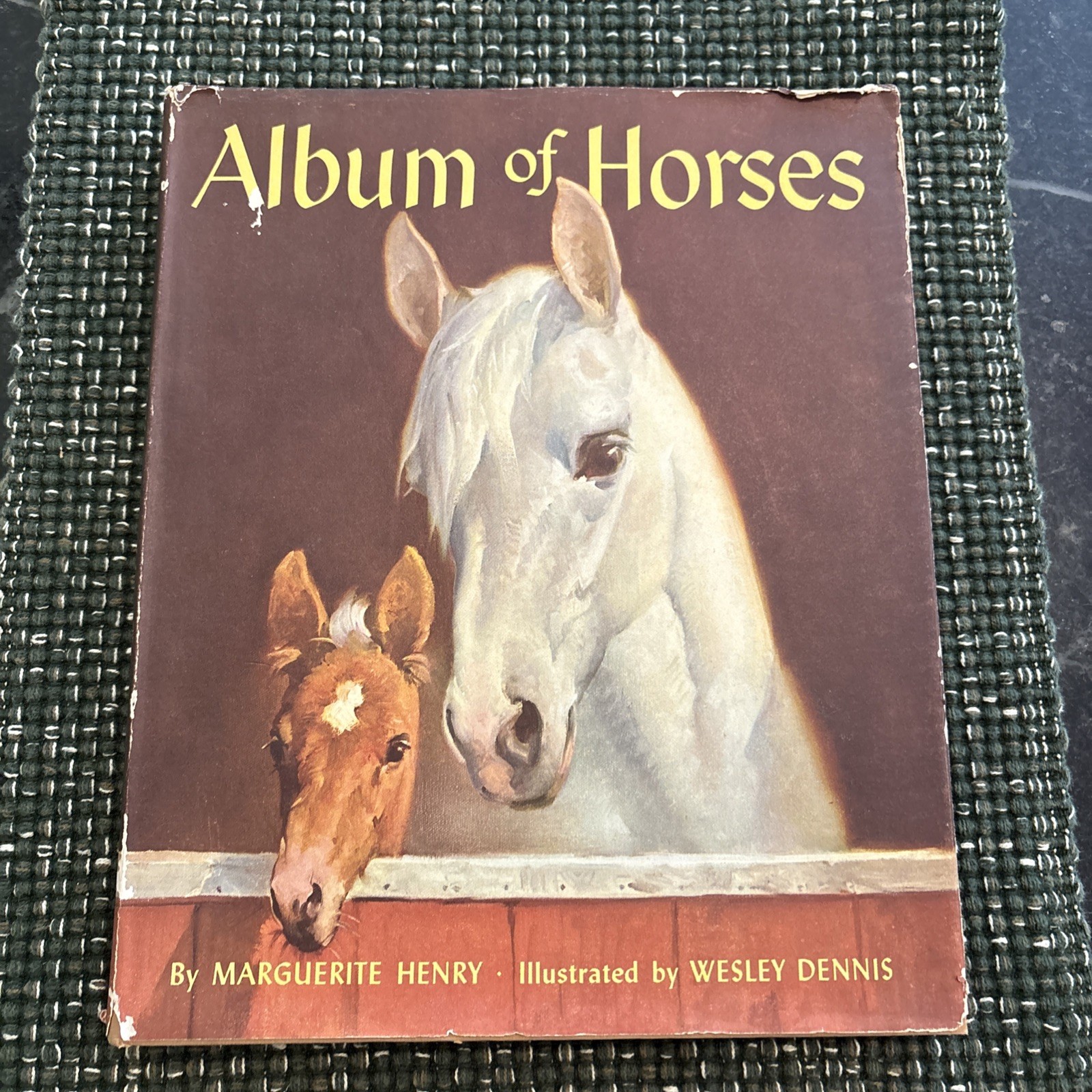 SIGNED Marguerite Henry “Album of Horses” – 1961, Hardcover, Illustrated