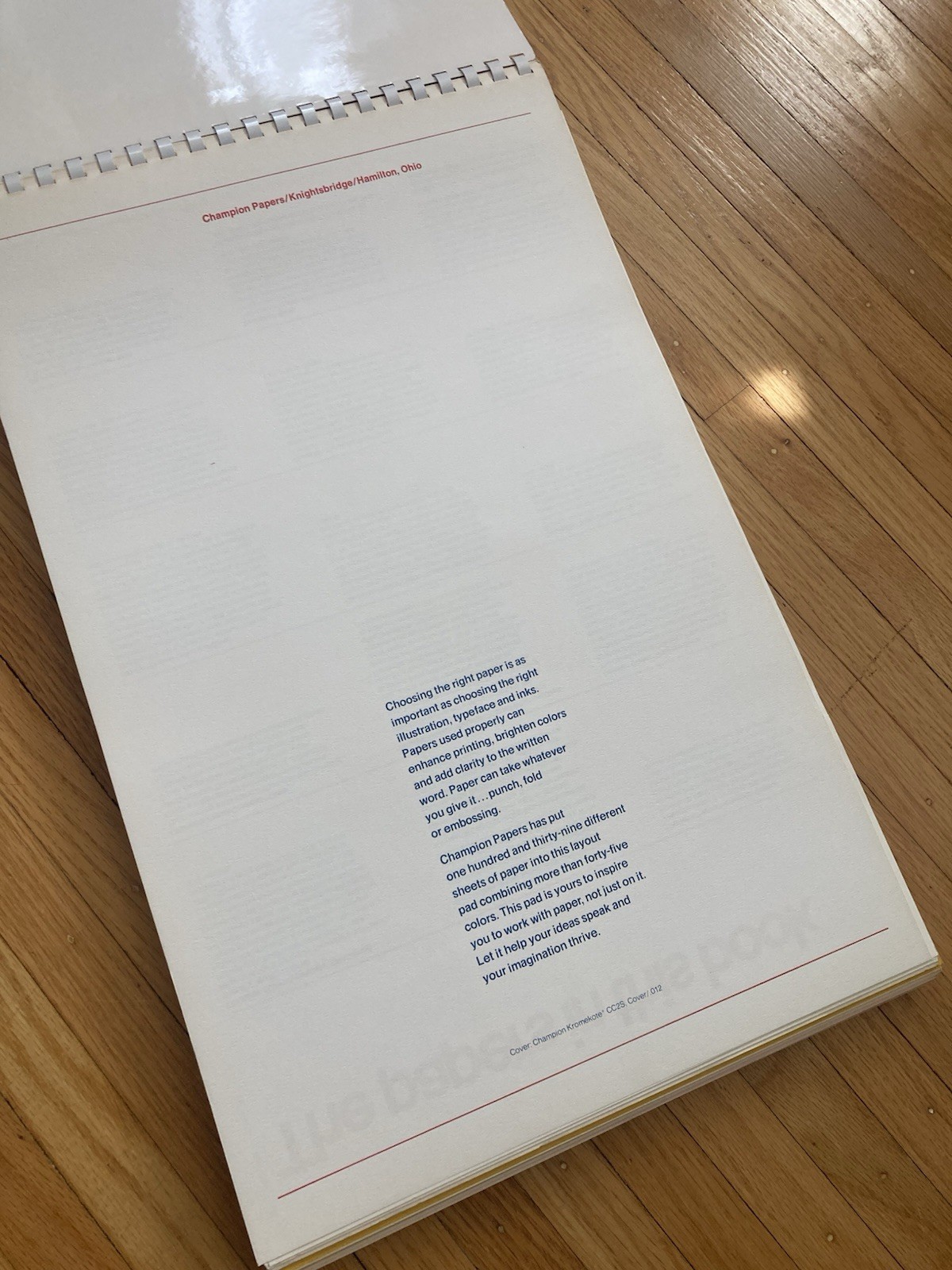 champion Creative Text Papers Box Various Sheets Vintage Rare book