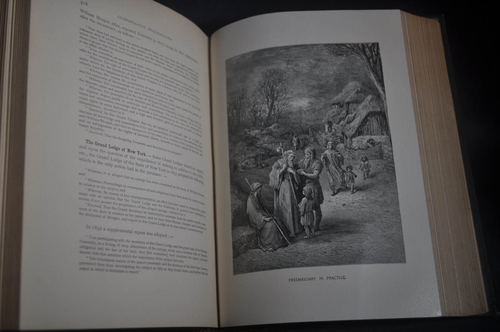 1891 History of the Ancient & Honorable Fraternity of Free & Accepted Masons