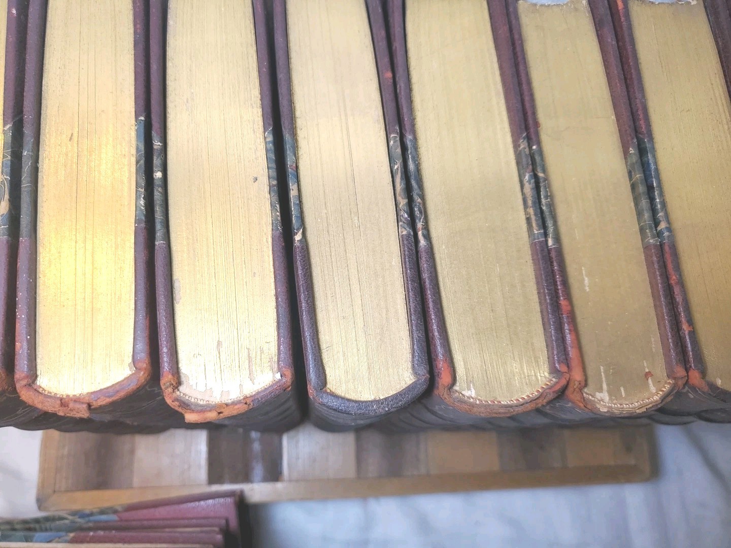Red Leather 15 Vols Grolier Society Very Limited Edition Secret Court Memoirs