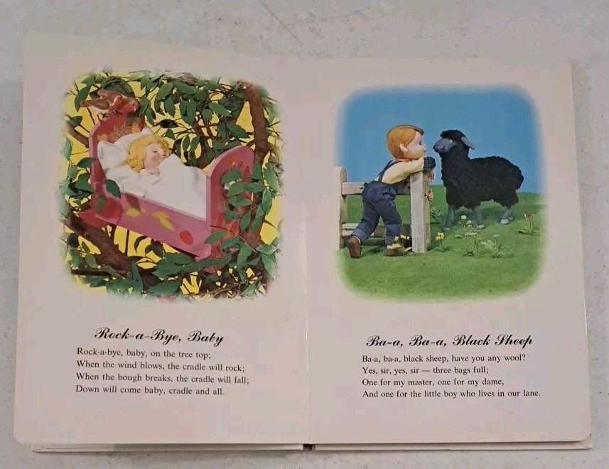 Vintage 1969 Children’s Book-Mother Goose, A Puppet Story Book