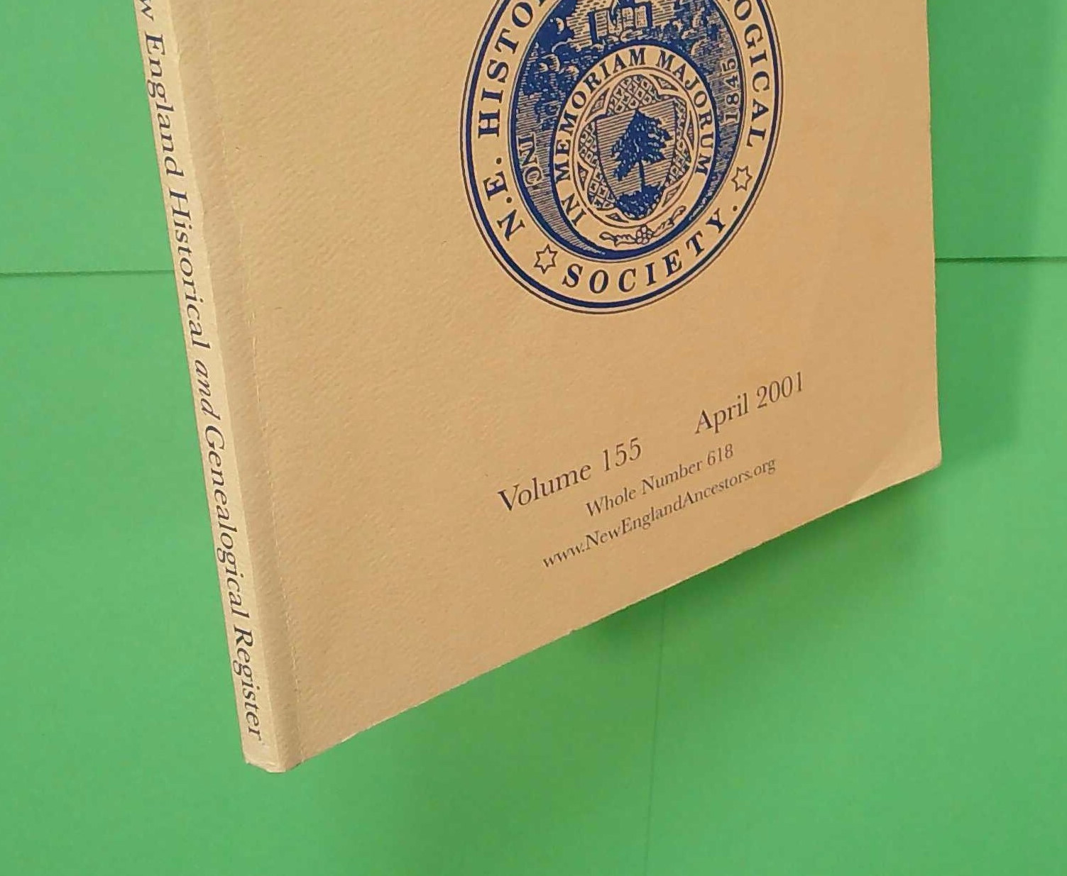 The New England Historical & Genealogical Register, April 2001 (A480)
