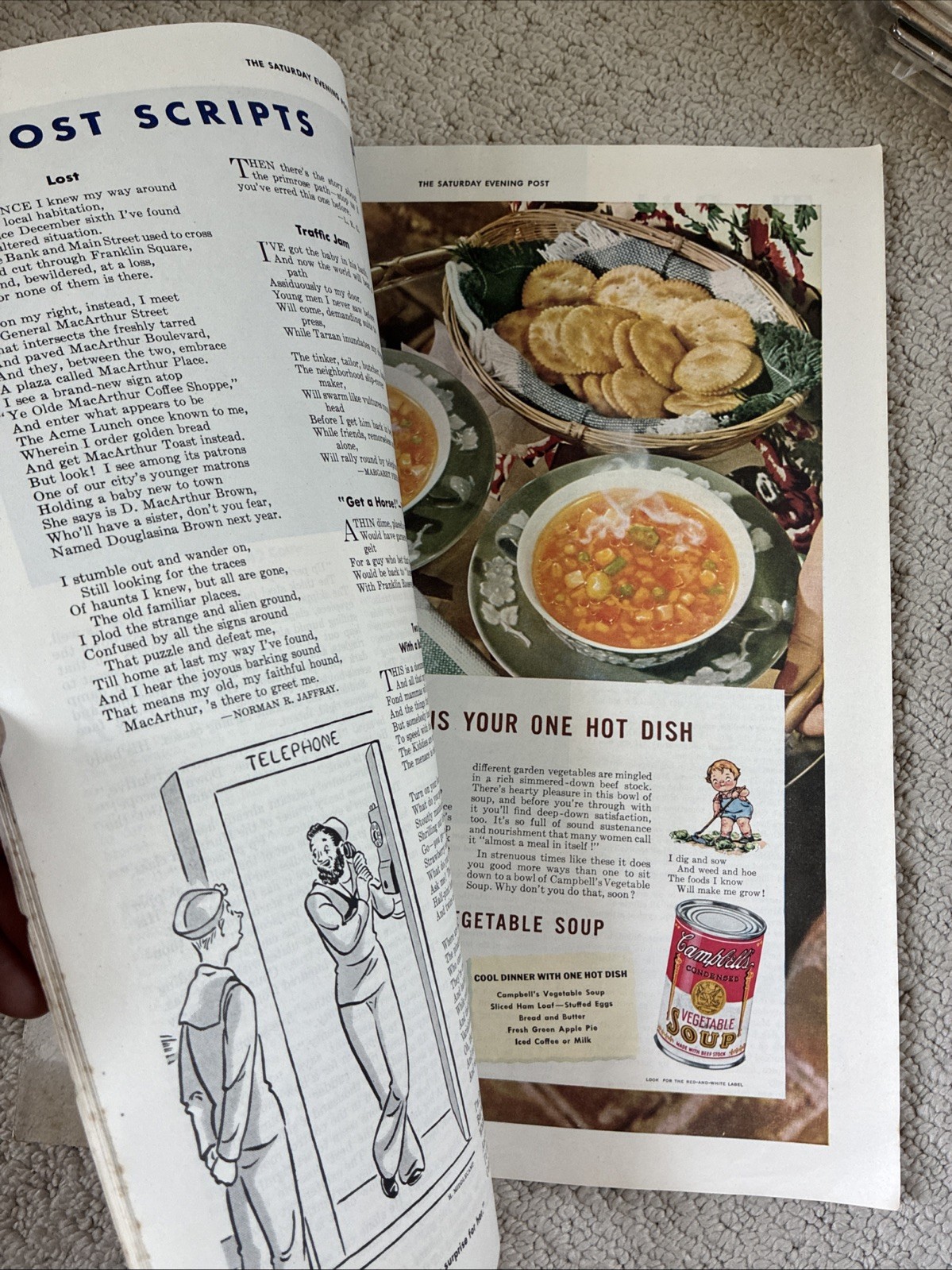 The Saturday Evening Post July 25, 1942 Willie Gillis In Church Norman Rockwell