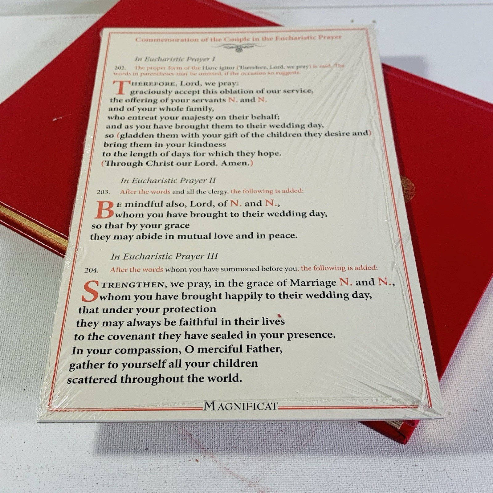 THE ORDER OF CELEBRATING MATRIMONY – 2016 – Catholic liturgy
