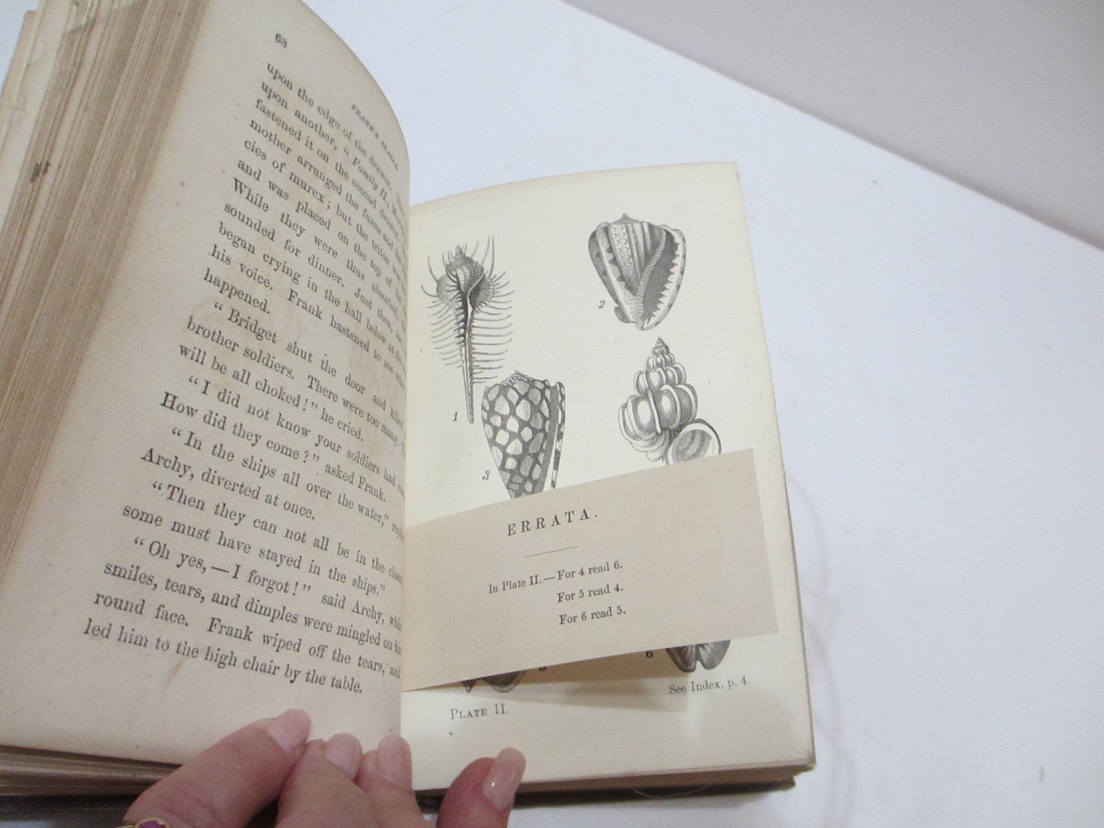 RARE 1866 ANTIQUE BOOK SEA SHELLS FRANK’S SEARCH FOR CONCHOLOGY STUDY ENG PLATES