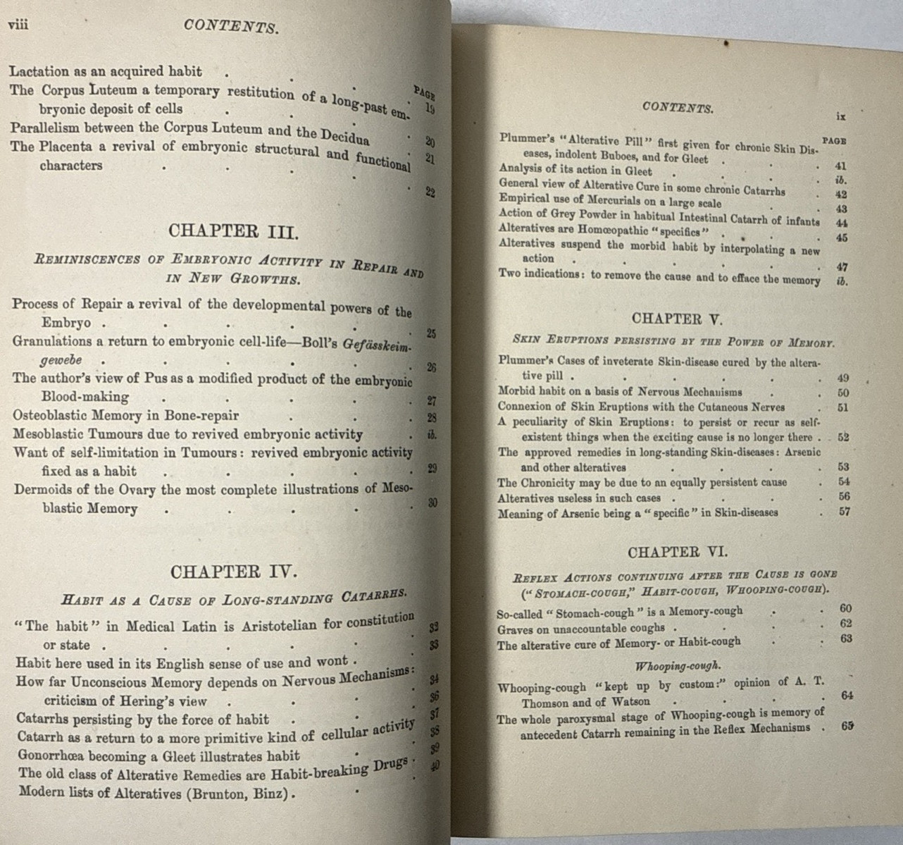 Illustrations Unconscious Memory Disease Creighton 1886 1E Antique Medical Book
