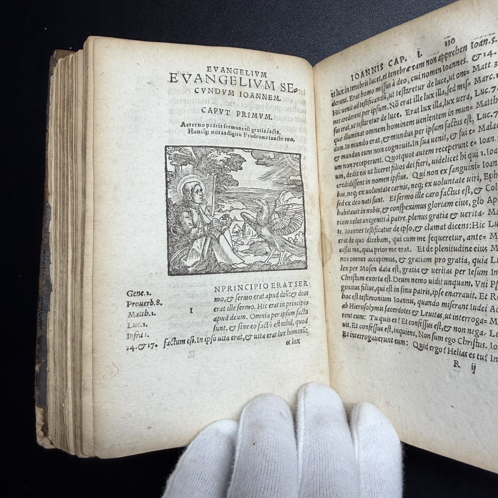 1567 ✝️ Erasmus Novi Testamenti, Latin NT, 100+ Woodcuts, Rihel