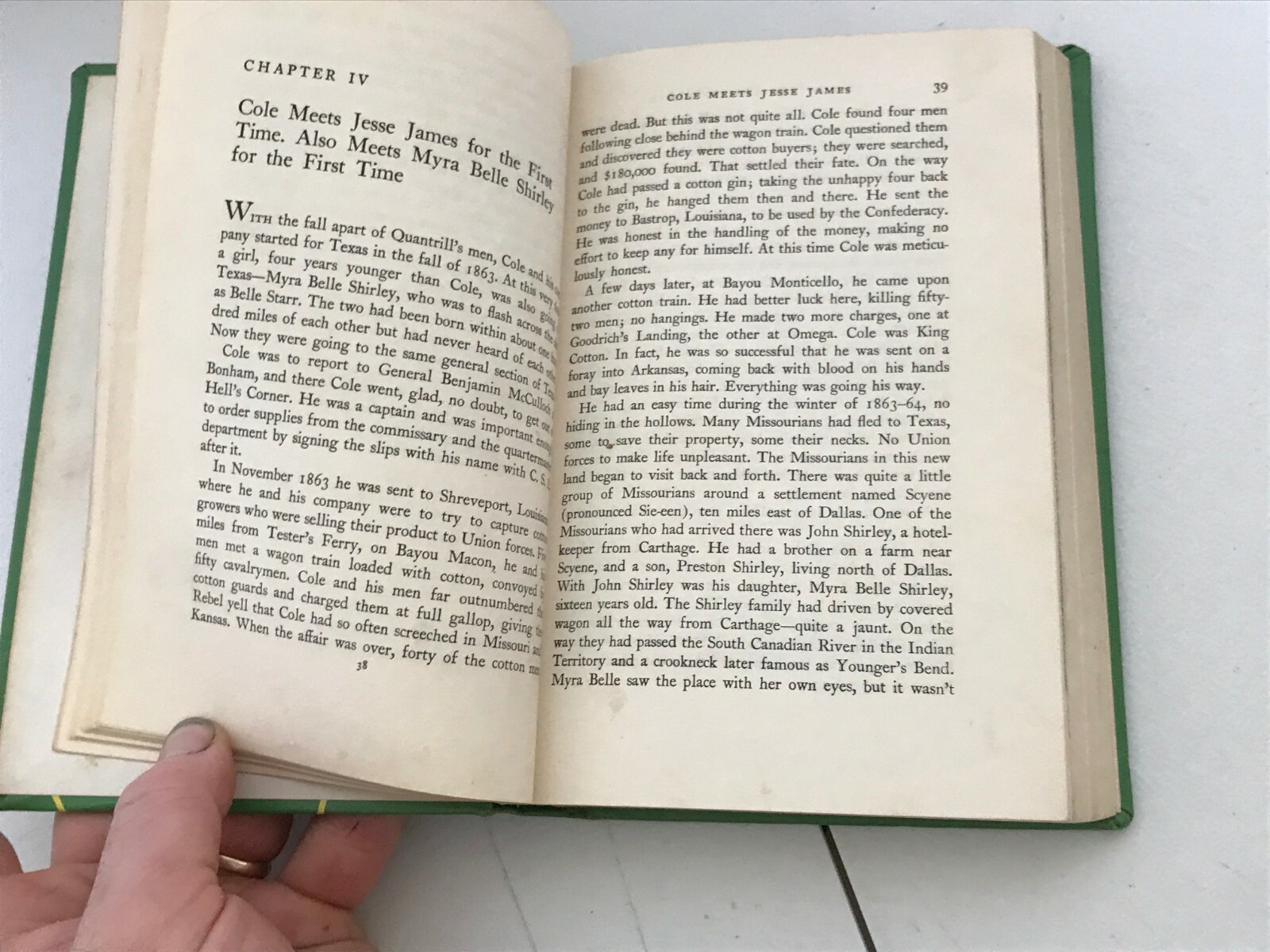 VINTAGE 1956 FIRST ED LAST OF THE GREAT OUTLAWS STORY OF COLE YOUNGER HOMER CROY