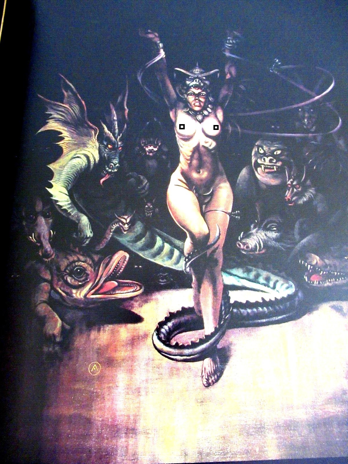 CHRIS ACHILLEOS “BEAUTY AND THE BEAST” ~ (1978) ~ ** FANTASY / EROTIC ART** #74