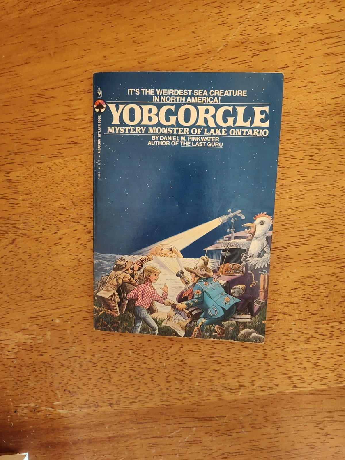 Yobgorgle: Mystery Monster of Lake Ontario PB Book Bantam Edition 1981