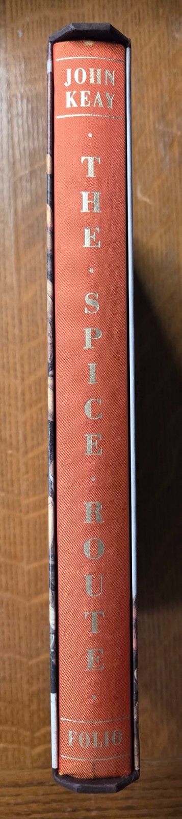 The Spice Route – John Keay 1st Folio Society 2005 w/slip case illustrated VG
