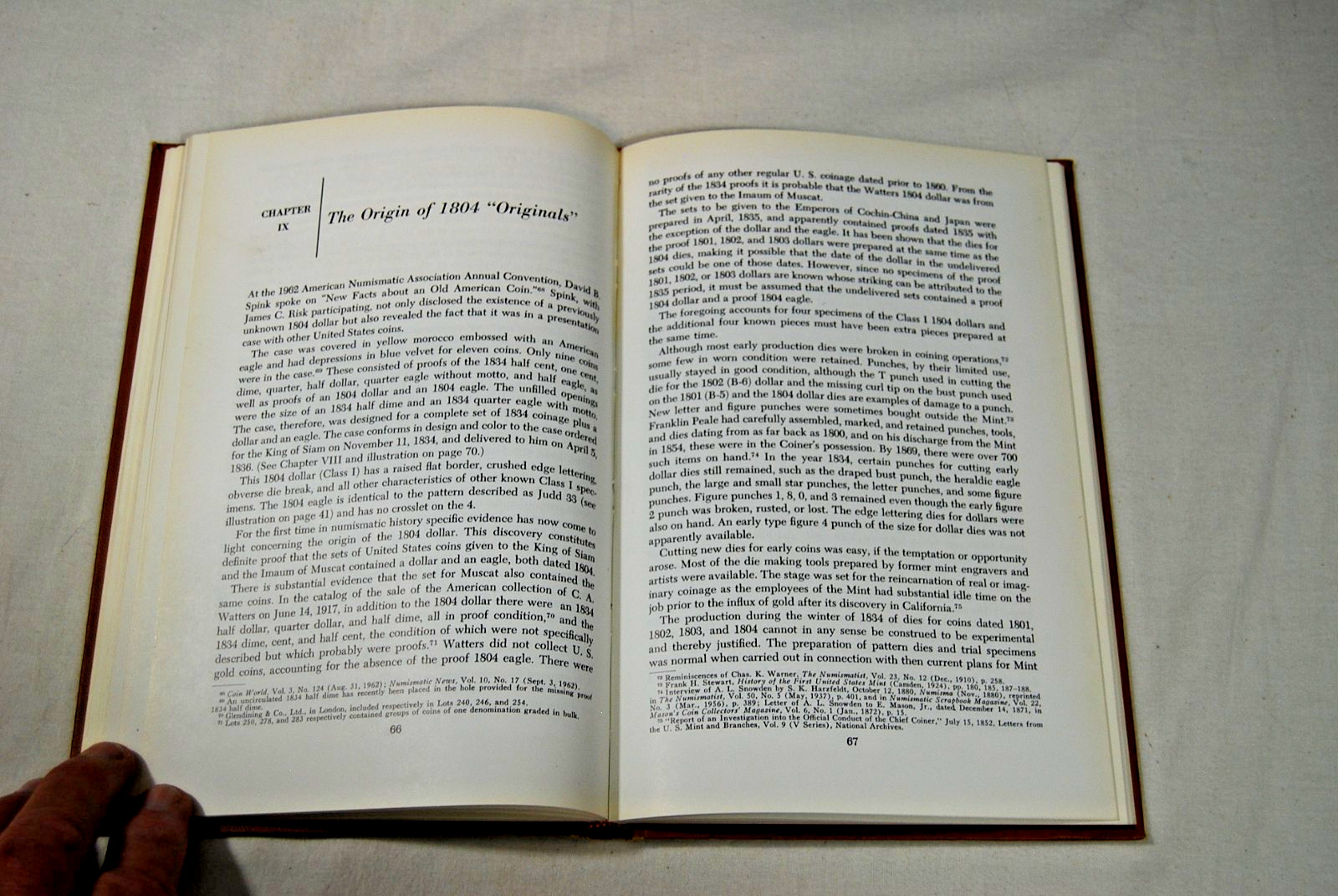 THE FANTASTIC 1804 DOLLAR Book Newman & Bressett 1962 Hardcover