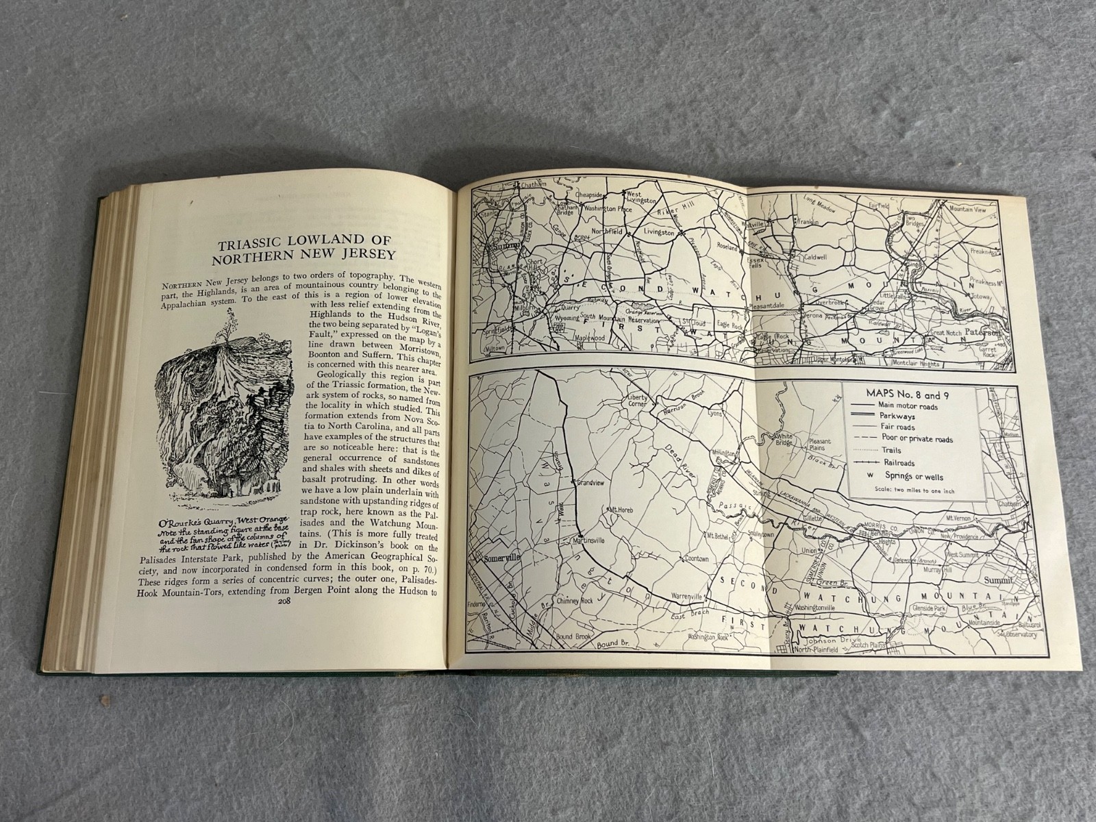Antique New York Book NY Walk Book New York City Hudson Long Island w/Maps 1936