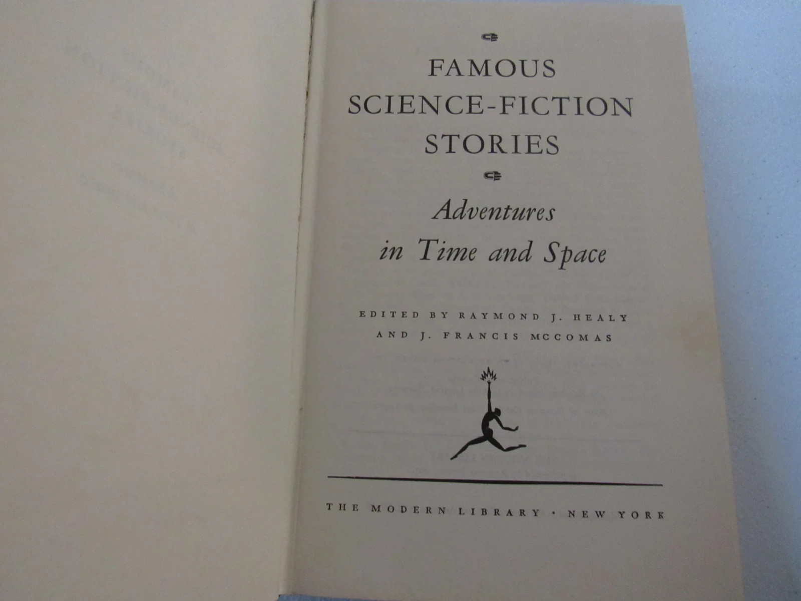 Famous Science Fiction Stories by Raymond J. Healy (Modern Library)
