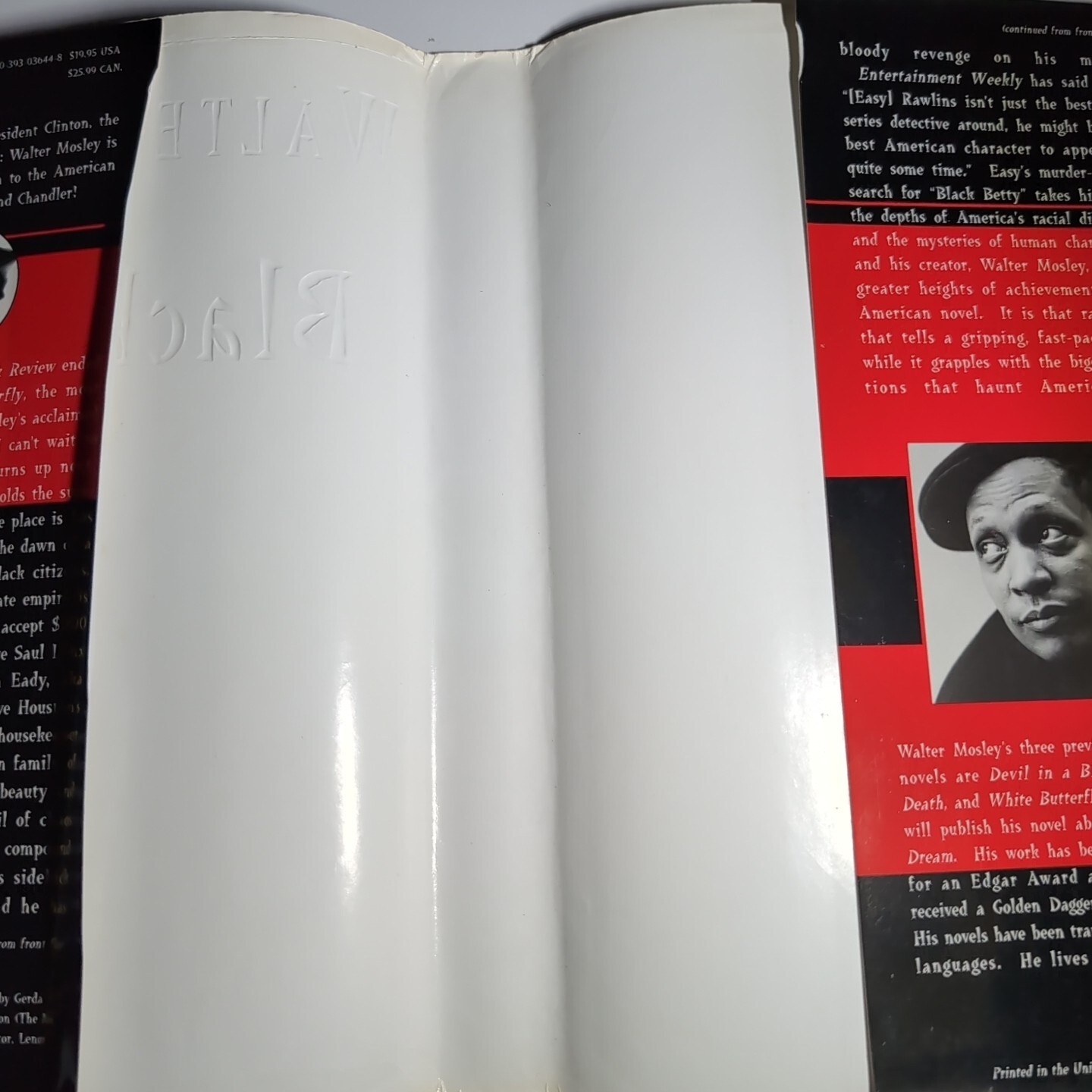 SIGNED/INSCRIBED 1st Edition WALTER MOSLEY Black Betty 1st/1st HCDJ Mystery EUC