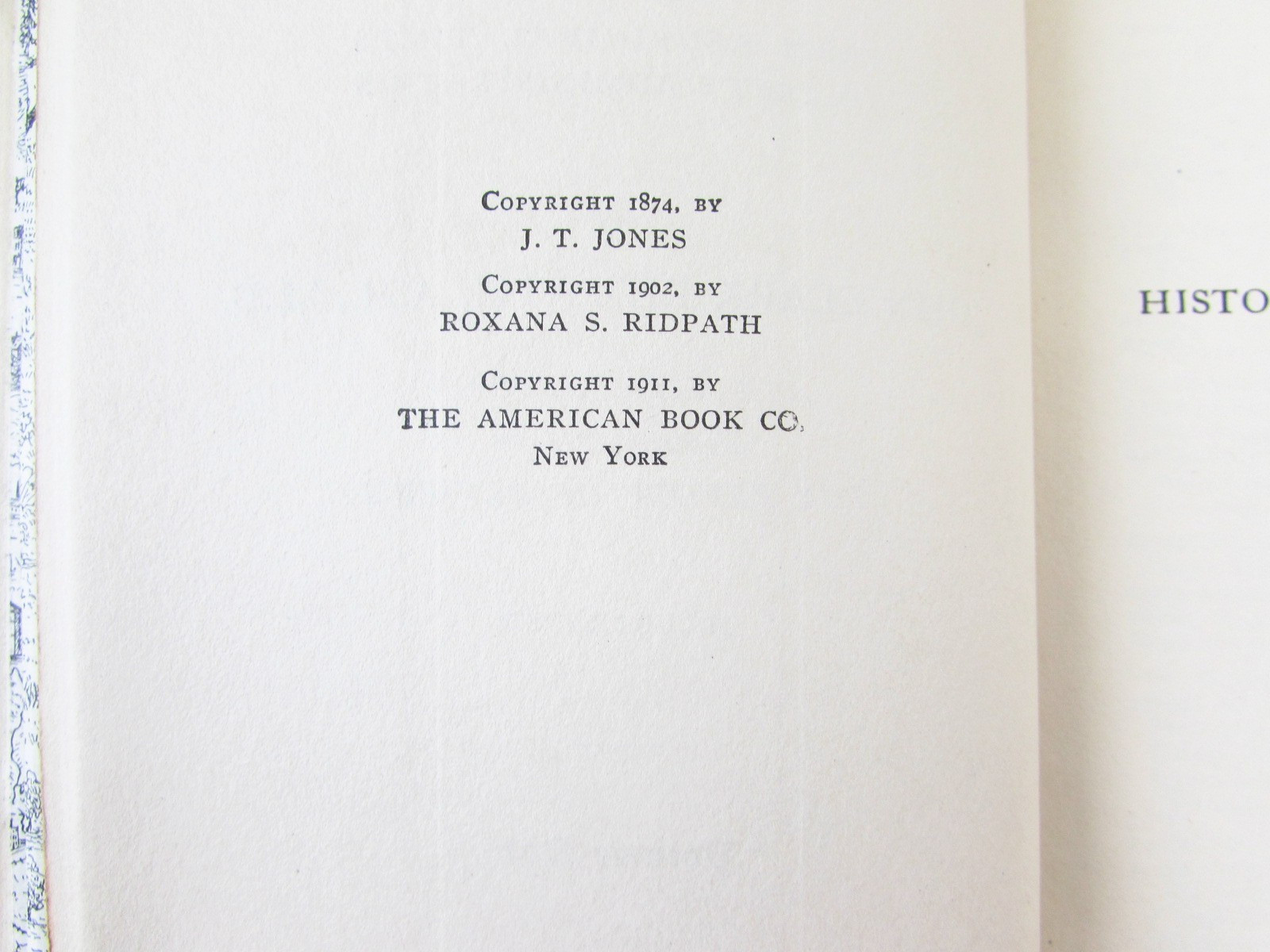 Ridpath’s History of The United States 1911 American Book Co. 4-Vol Set Leather