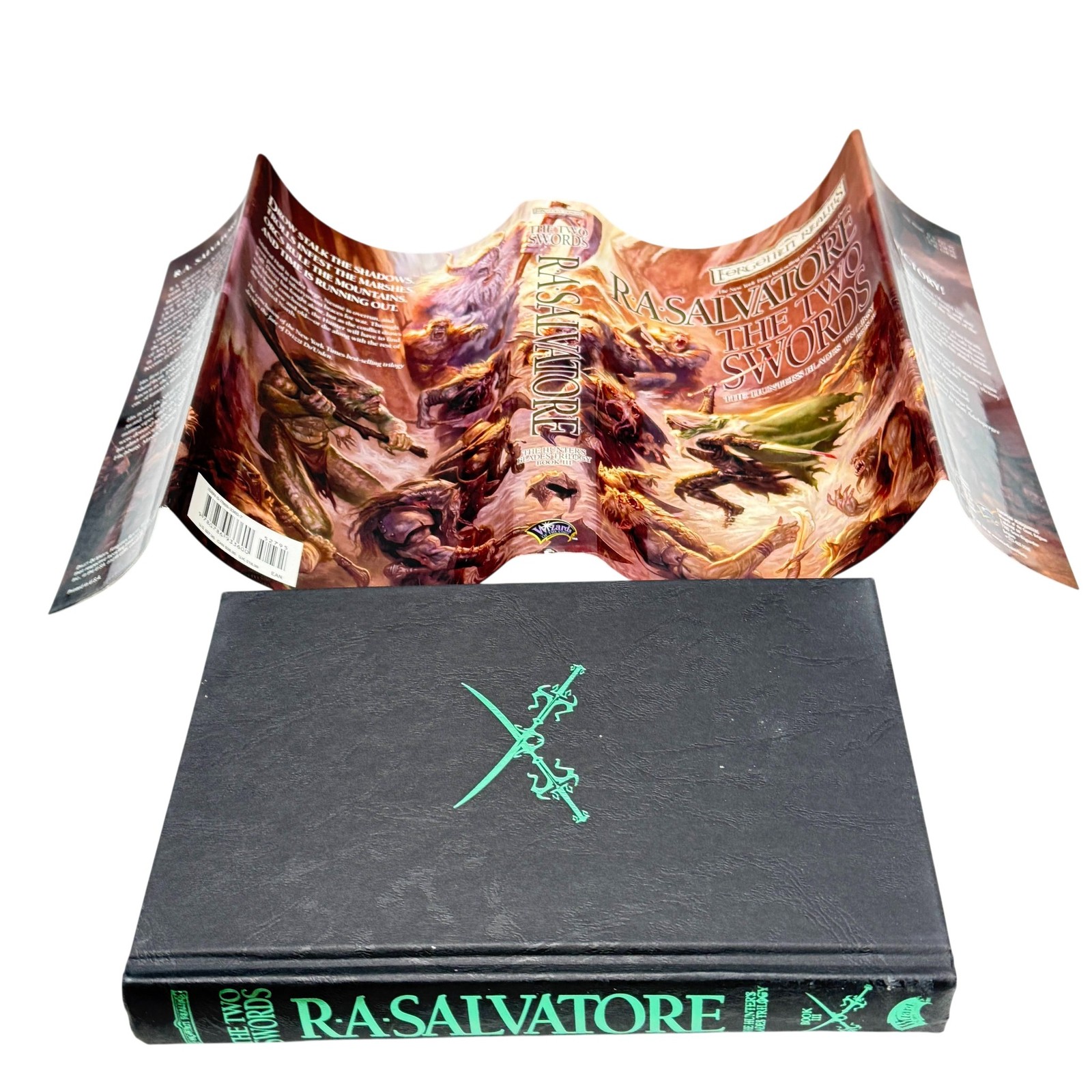 The Two Swords Book HC DJ First Edition R.A. Salvatore Forgotten Realms