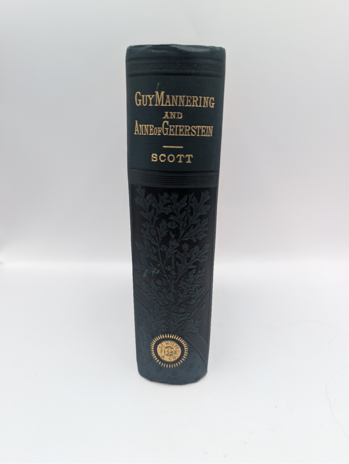 Antique 1880s Sir Walter Scott 3-Volume Hardcover Set – DeWolfe Fiske & Co. – De