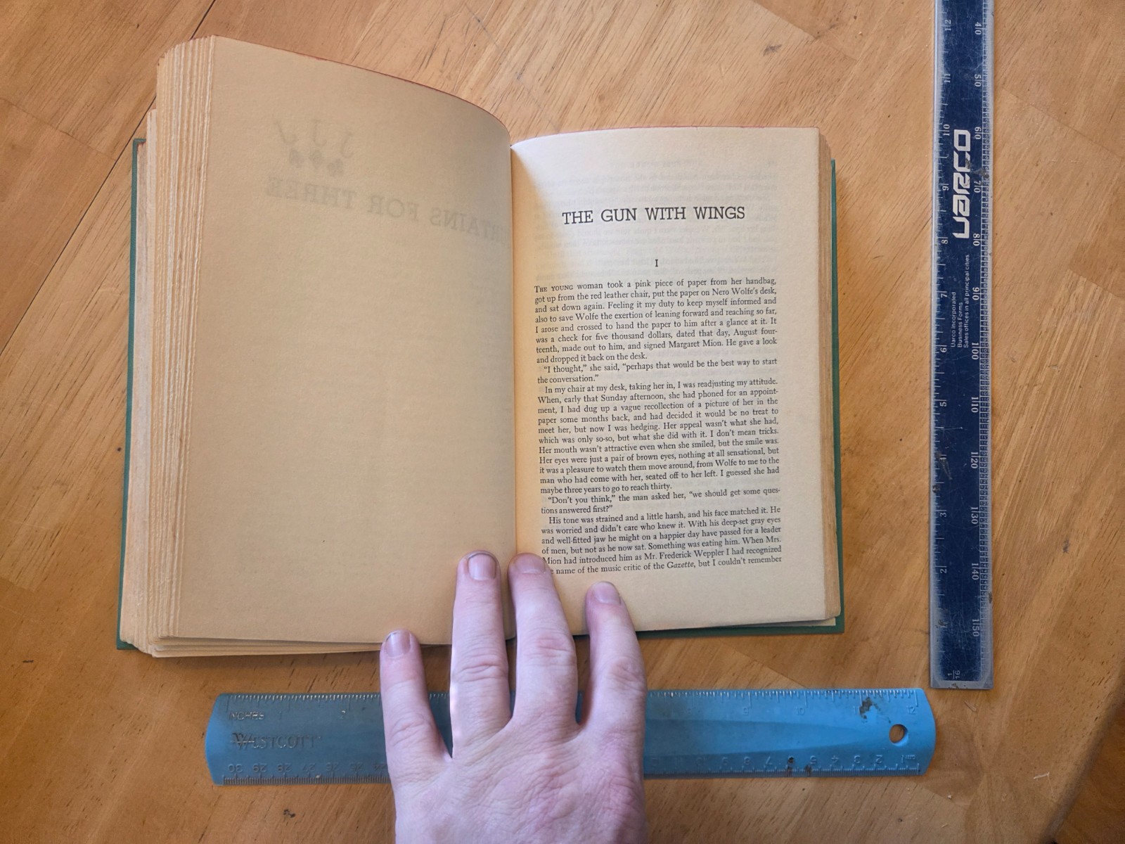 Full House – A Nero Wolfe Omnibus by Rex Stout – 1955 Viking Press Hardcover