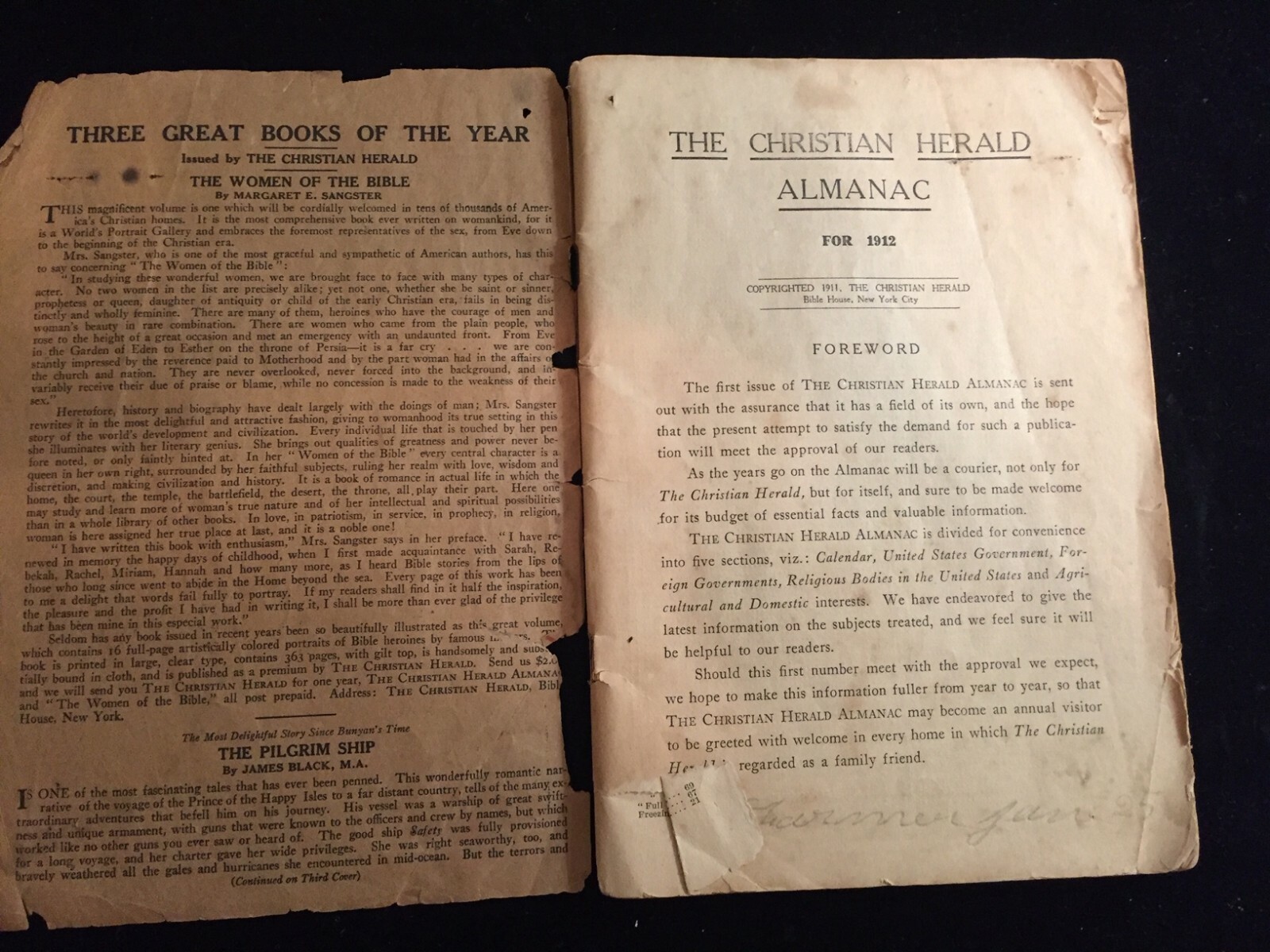 The Christian Herald almanac 1912