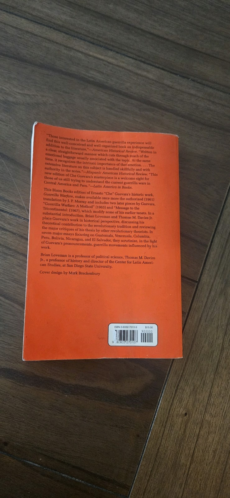 “Guerrilla Warfare” Che Guevara DJ University of Nebraska Press