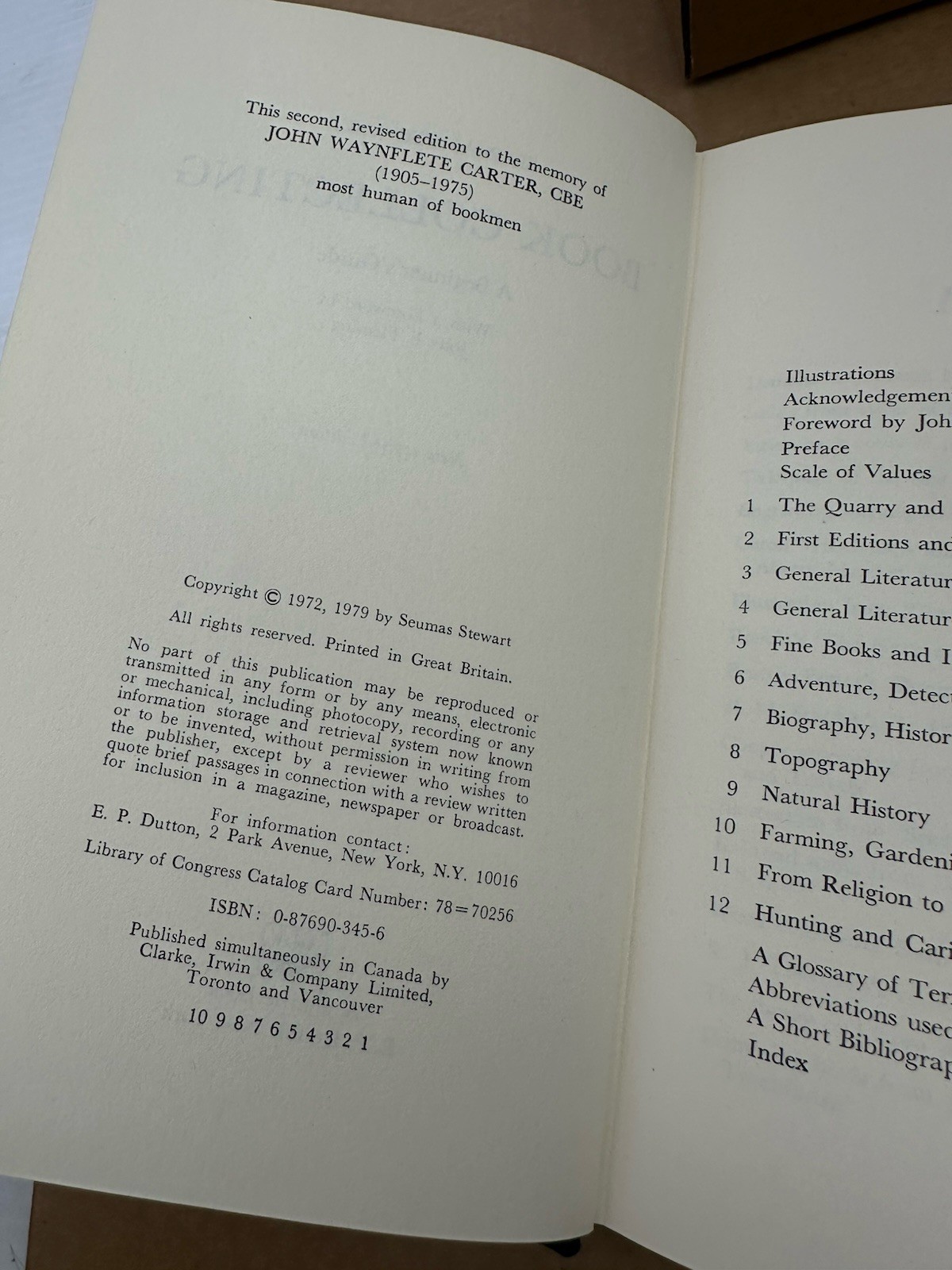 Book Collecting – A Beginners Guide by Seumas Stewart – Revised edition 1972 VGC
