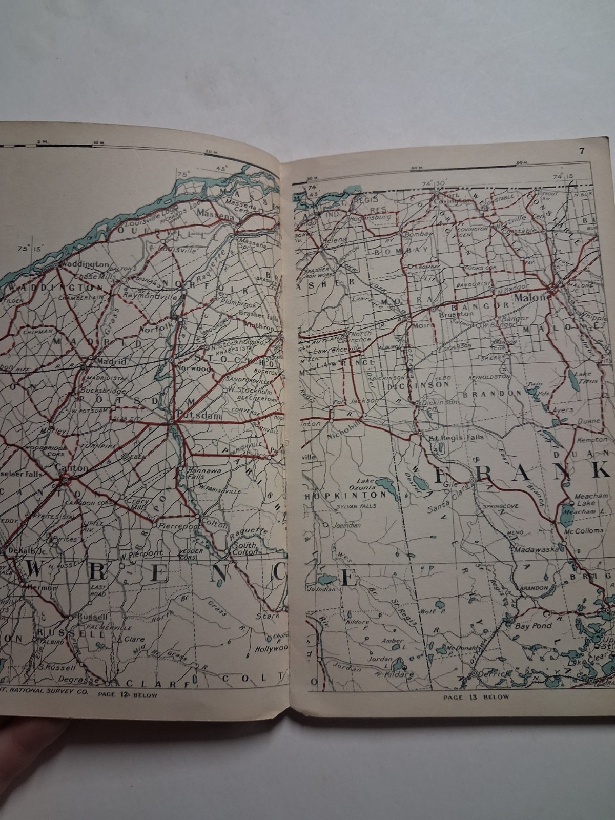 1920s The Official Maps Of NEW YORK antique book