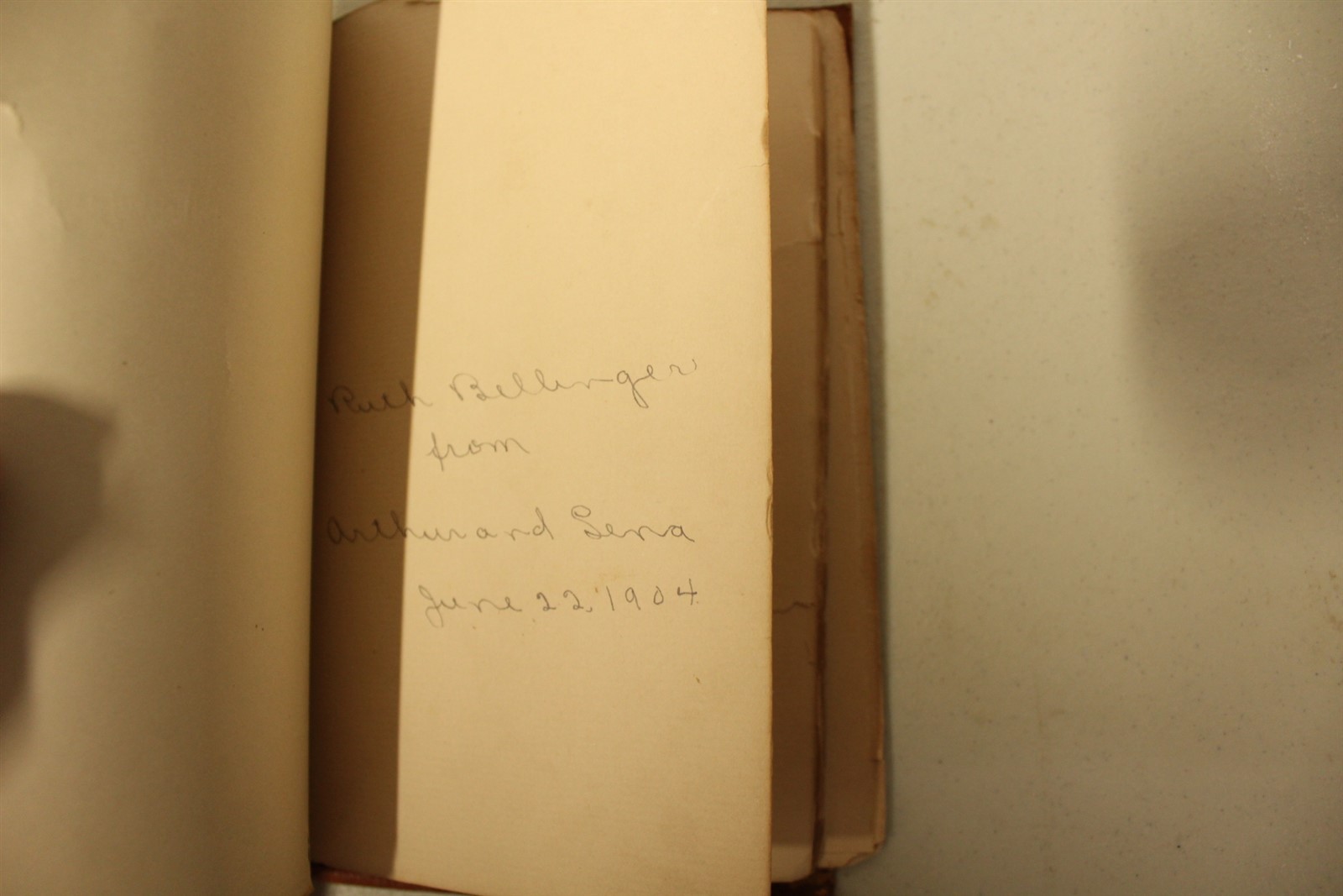 Antique Ca. 1912 Book Love And Friendship With Soft Leather Cover