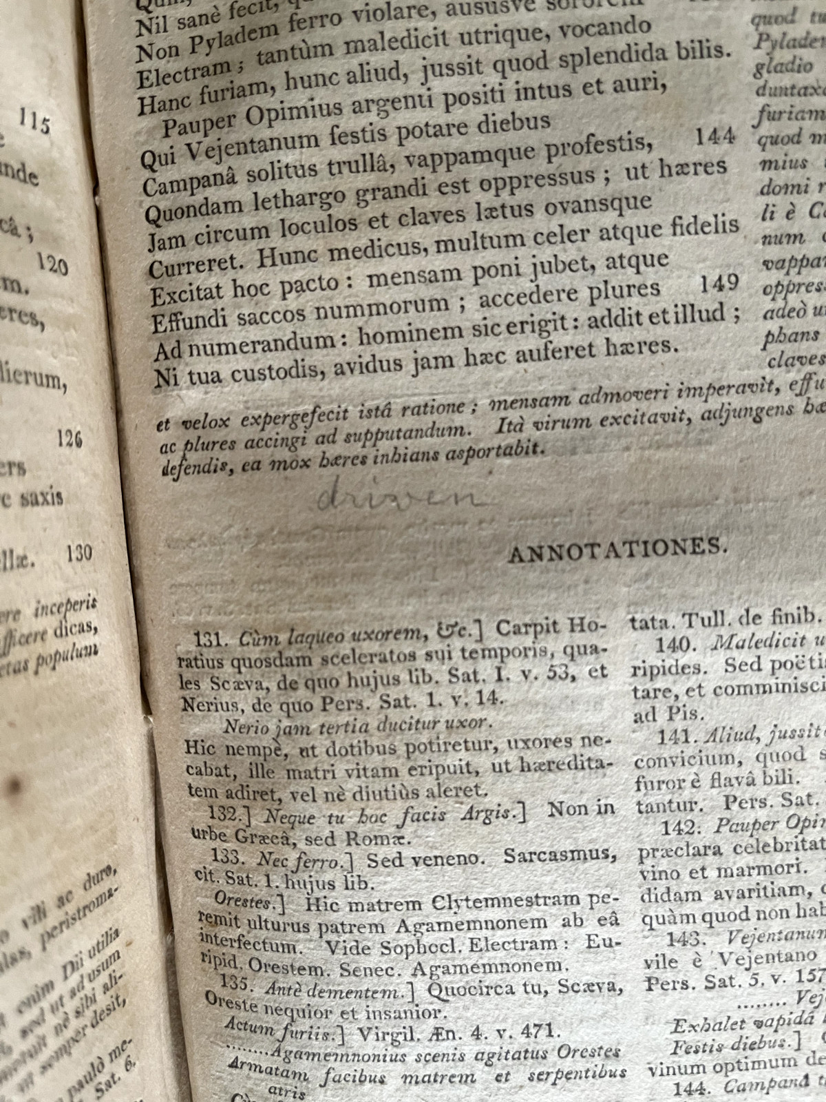 Quinti Horatii Flacci Opera; 1804; Latin; leather bound