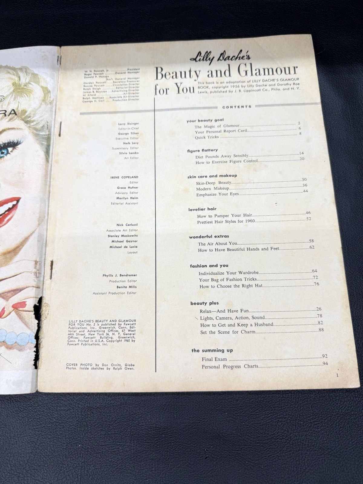 Vintage Lily Dache’s Beauty And Glamour For You Magazine 1960 Fashion Beauty Ads
