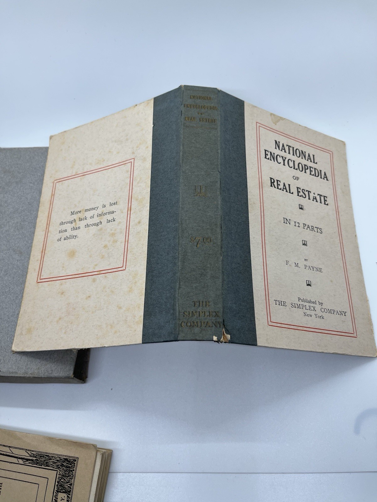National Encyclopedia of Real Estate 1924 Antique 12 Pamphlets E M Payne